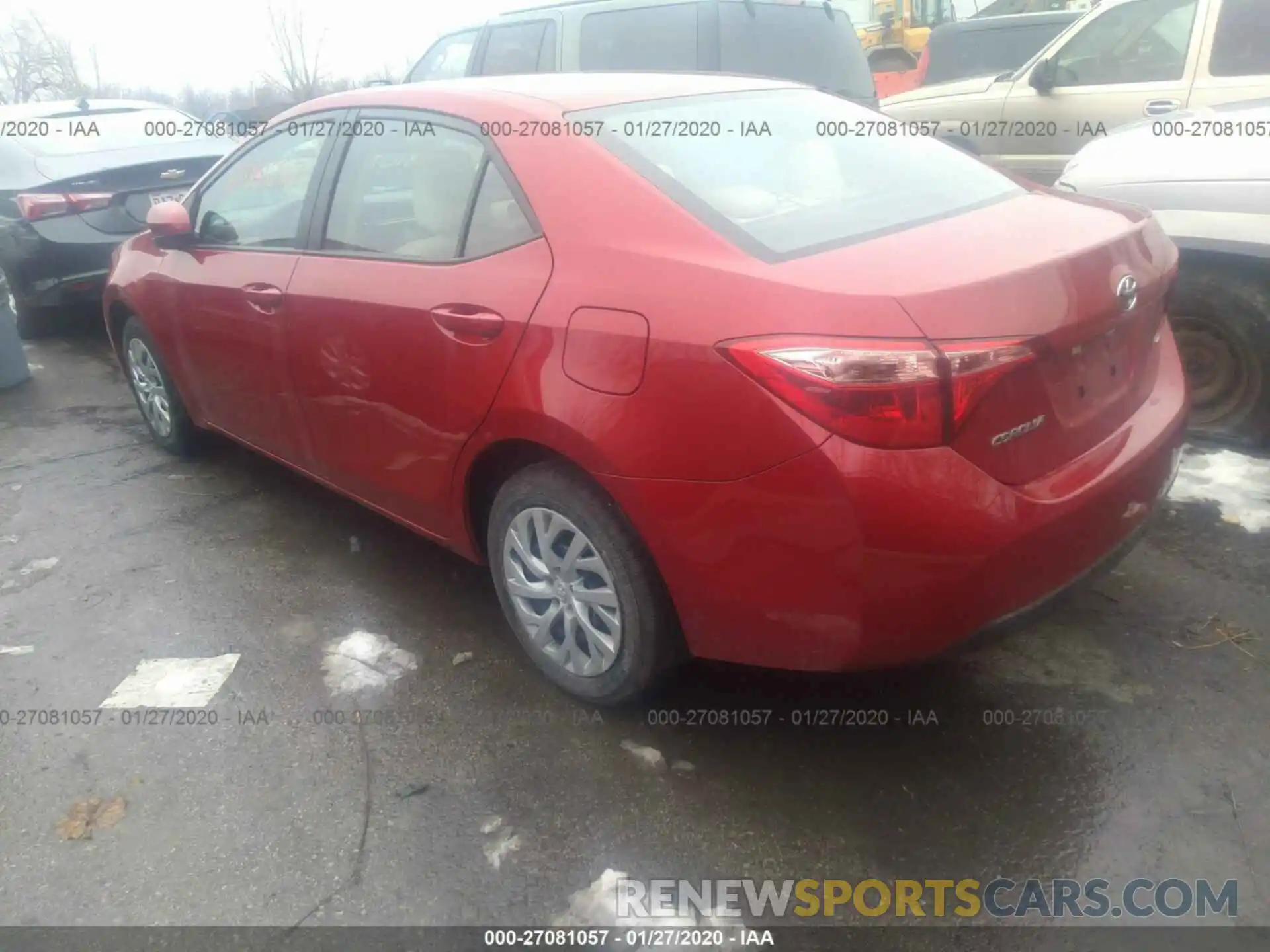 3 Photograph of a damaged car 5YFBURHE6KP863945 TOYOTA COROLLA 2019