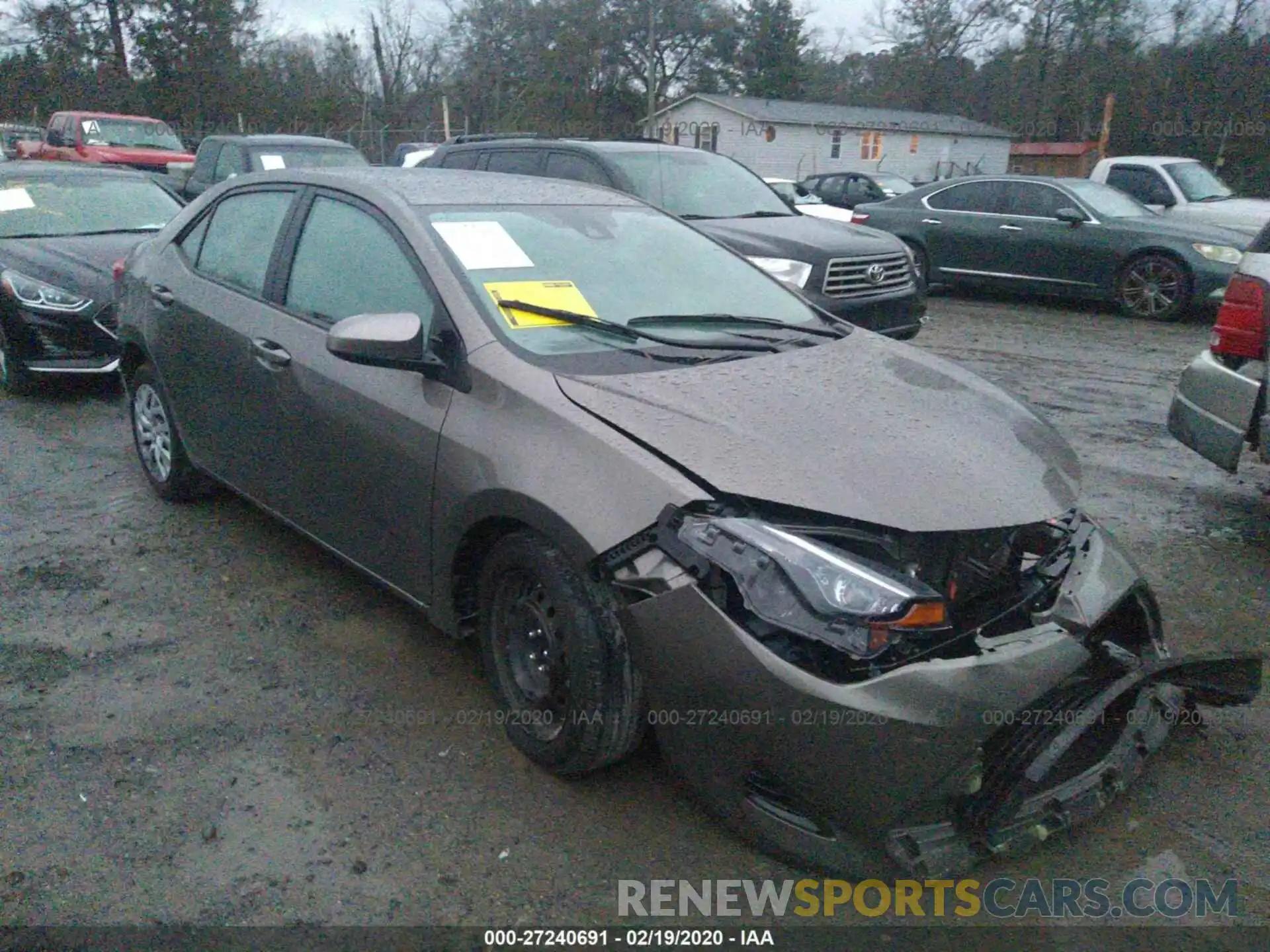 1 Photograph of a damaged car 5YFBURHE6KP864139 TOYOTA COROLLA 2019