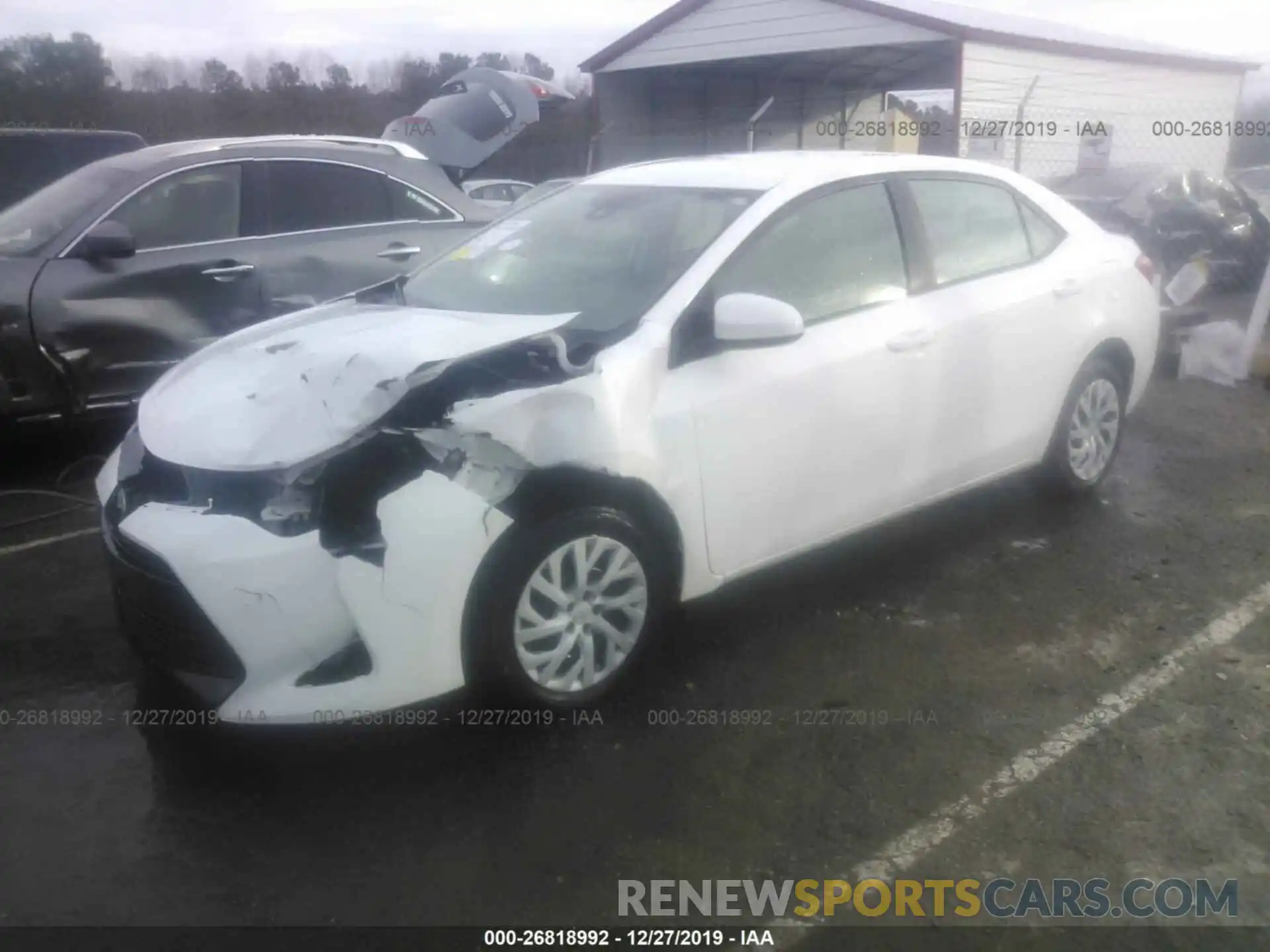 2 Photograph of a damaged car 5YFBURHE6KP864335 TOYOTA COROLLA 2019