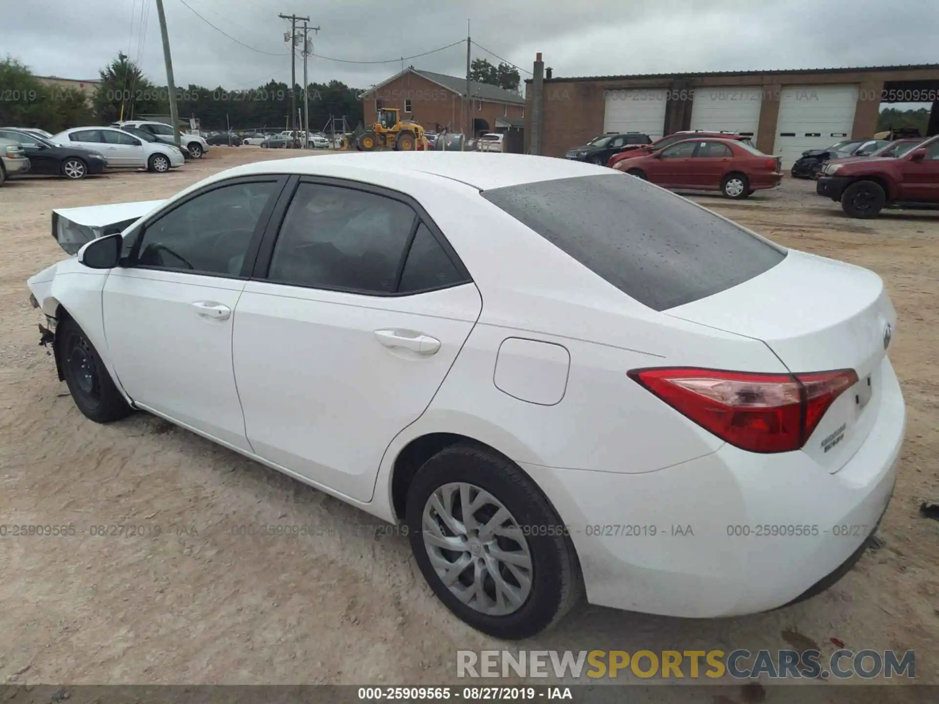 3 Photograph of a damaged car 5YFBURHE6KP864366 TOYOTA COROLLA 2019