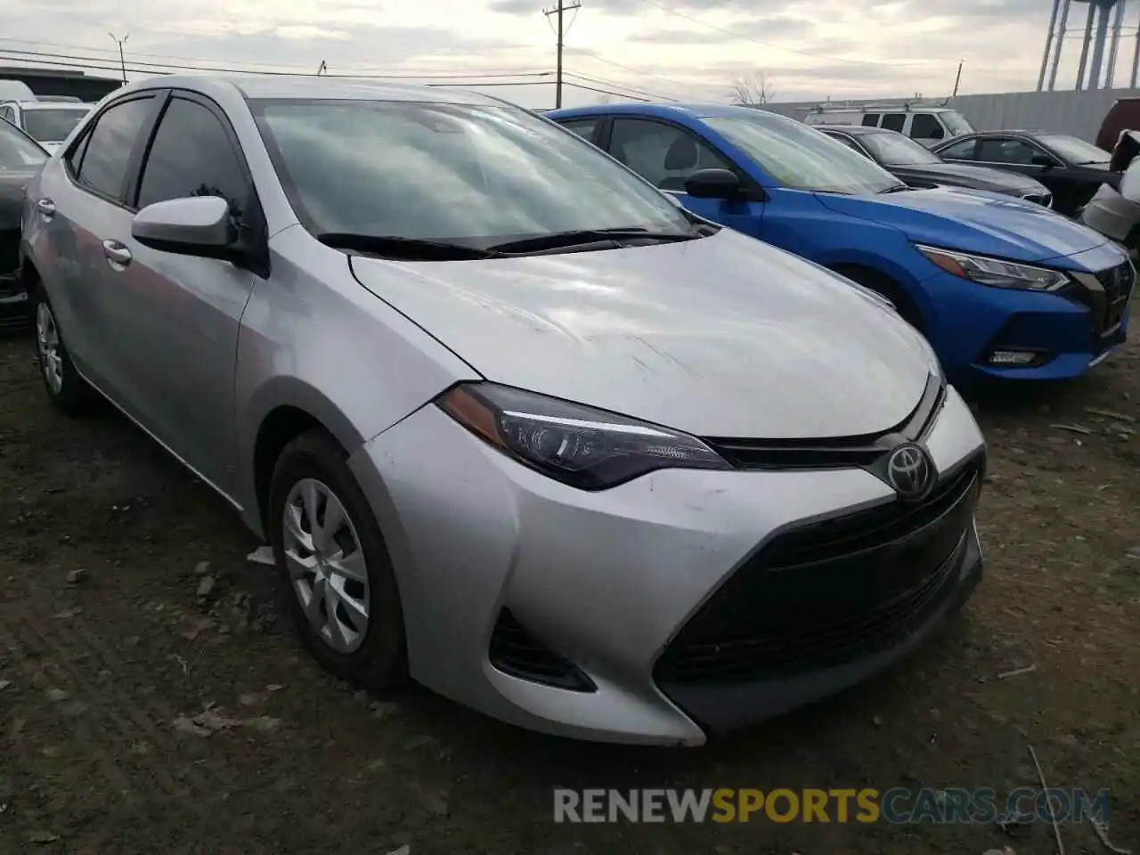 1 Photograph of a damaged car 5YFBURHE6KP864609 TOYOTA COROLLA 2019