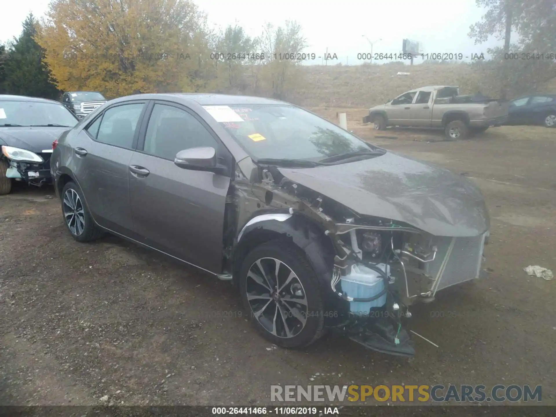 1 Photograph of a damaged car 5YFBURHE6KP864738 TOYOTA COROLLA 2019