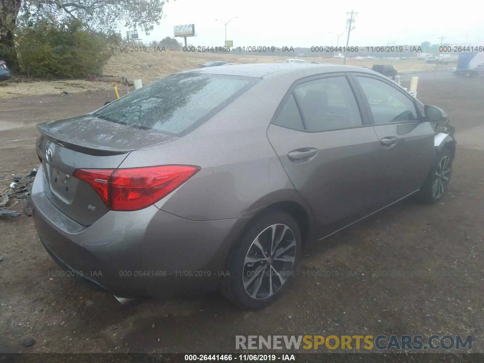 4 Photograph of a damaged car 5YFBURHE6KP864738 TOYOTA COROLLA 2019