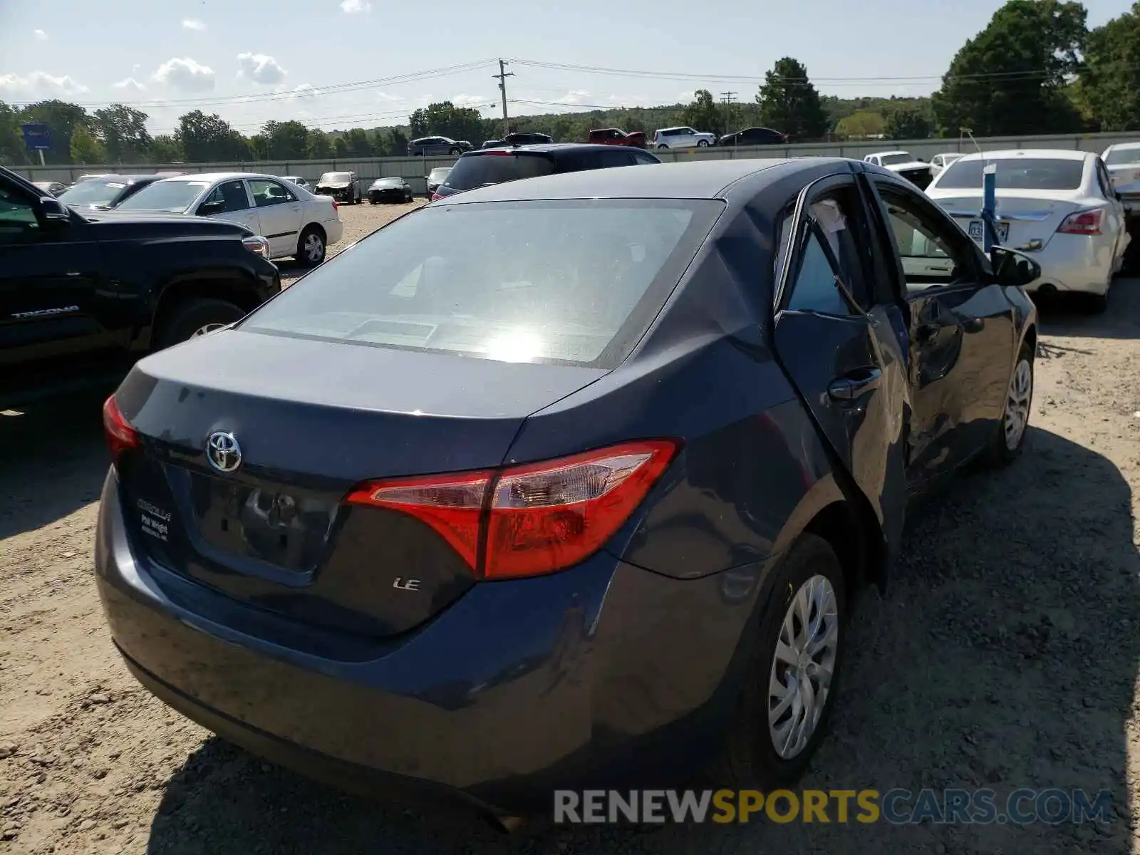 4 Photograph of a damaged car 5YFBURHE6KP864853 TOYOTA COROLLA 2019