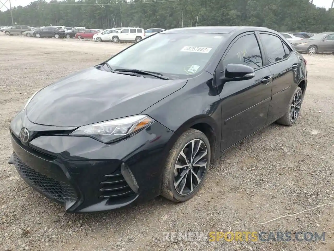 2 Photograph of a damaged car 5YFBURHE6KP864870 TOYOTA COROLLA 2019