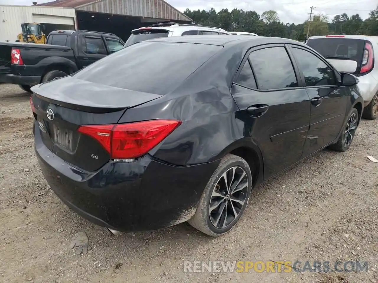 4 Photograph of a damaged car 5YFBURHE6KP864870 TOYOTA COROLLA 2019