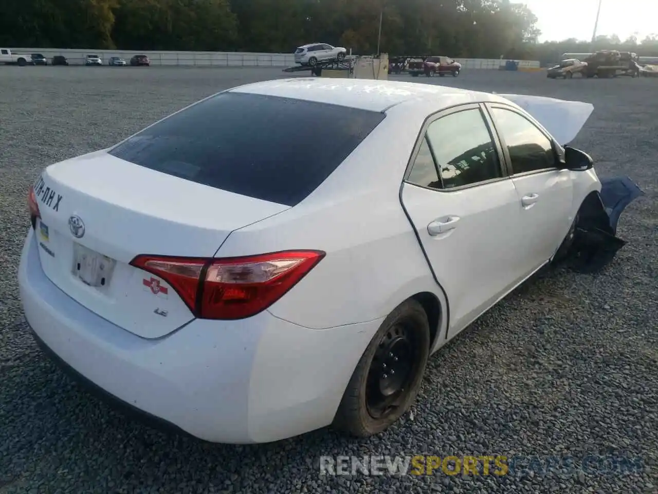 4 Photograph of a damaged car 5YFBURHE6KP865162 TOYOTA COROLLA 2019