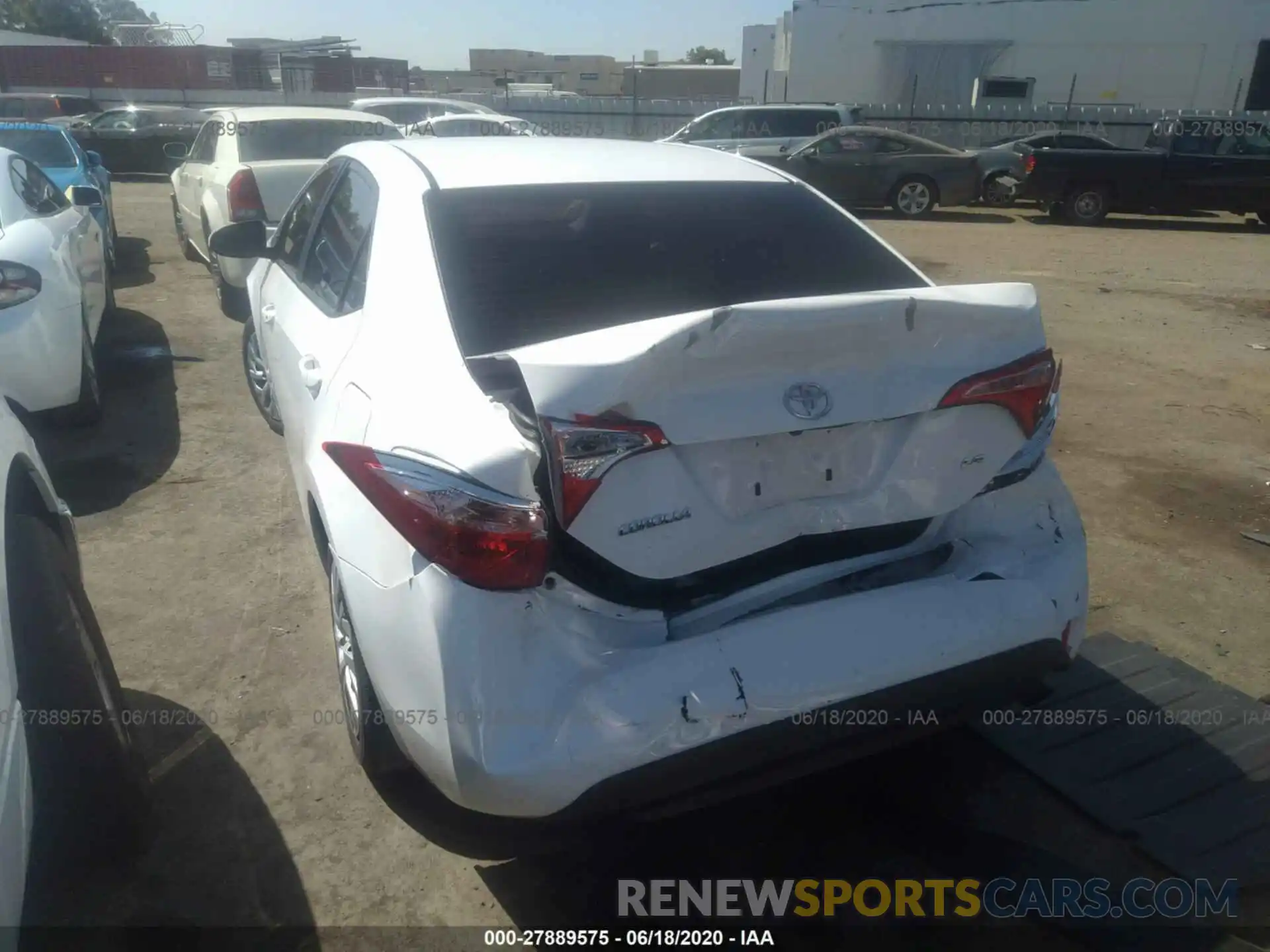 3 Photograph of a damaged car 5YFBURHE6KP865372 TOYOTA COROLLA 2019