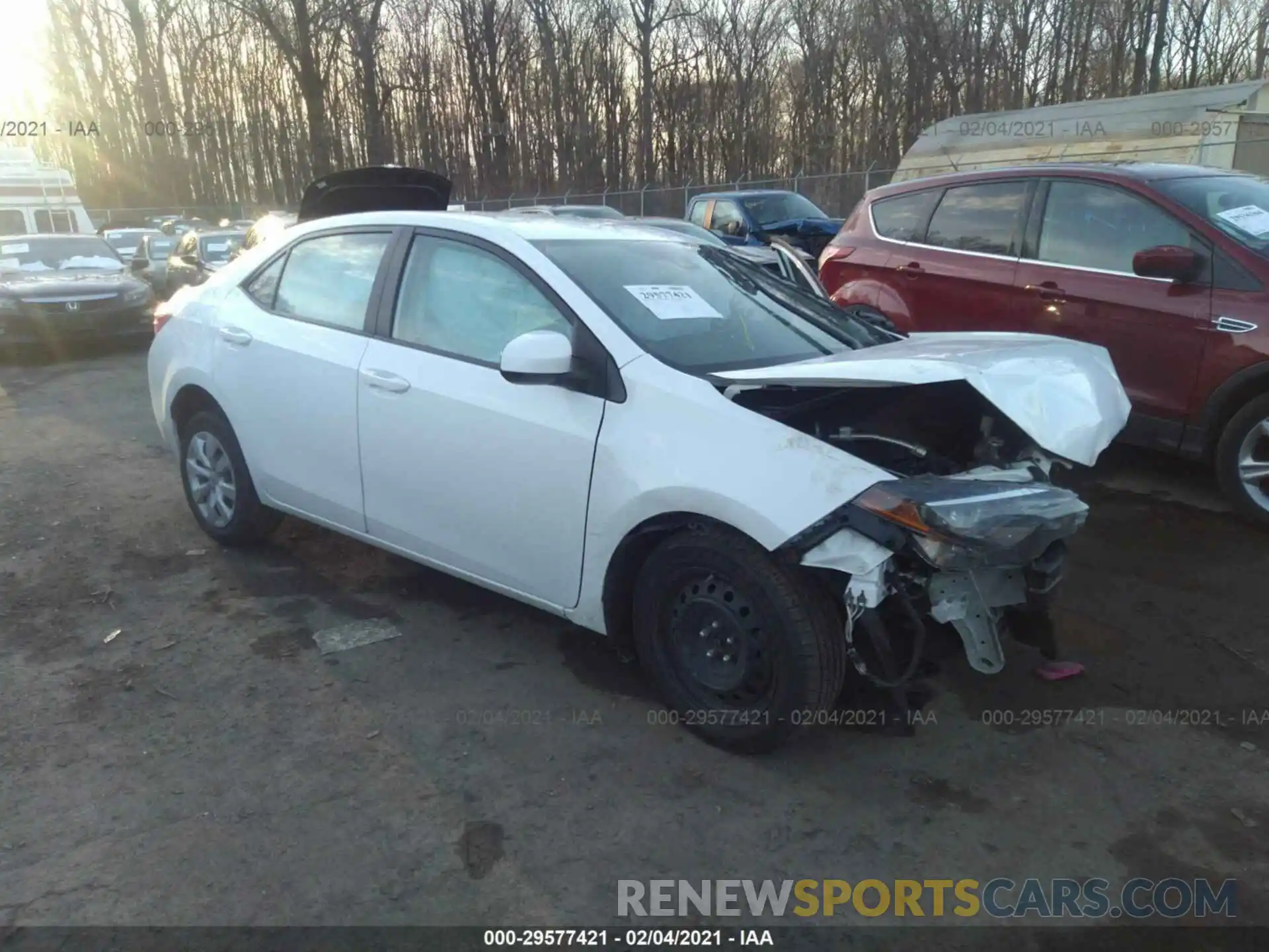 1 Photograph of a damaged car 5YFBURHE6KP865422 TOYOTA COROLLA 2019