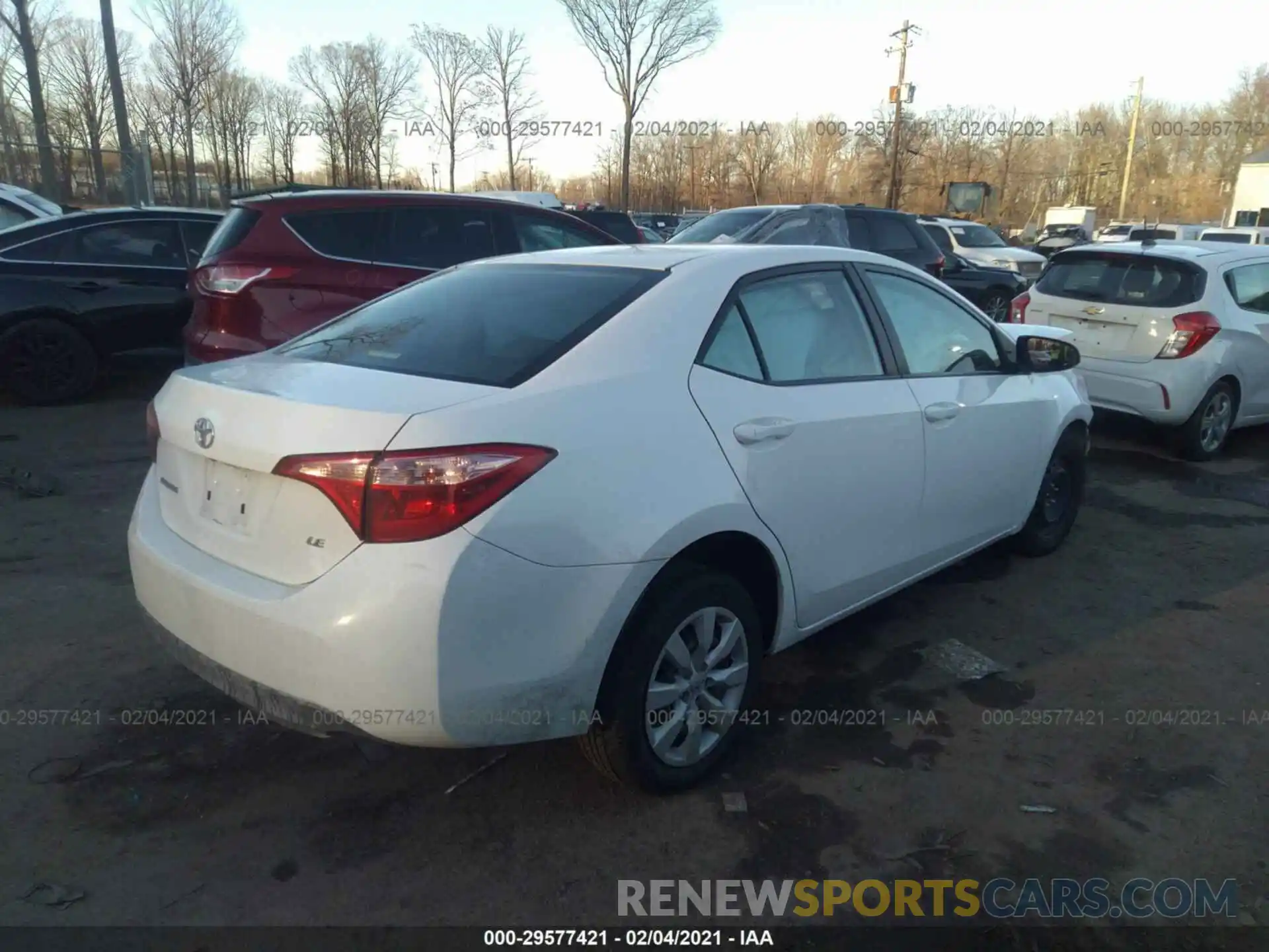 4 Photograph of a damaged car 5YFBURHE6KP865422 TOYOTA COROLLA 2019