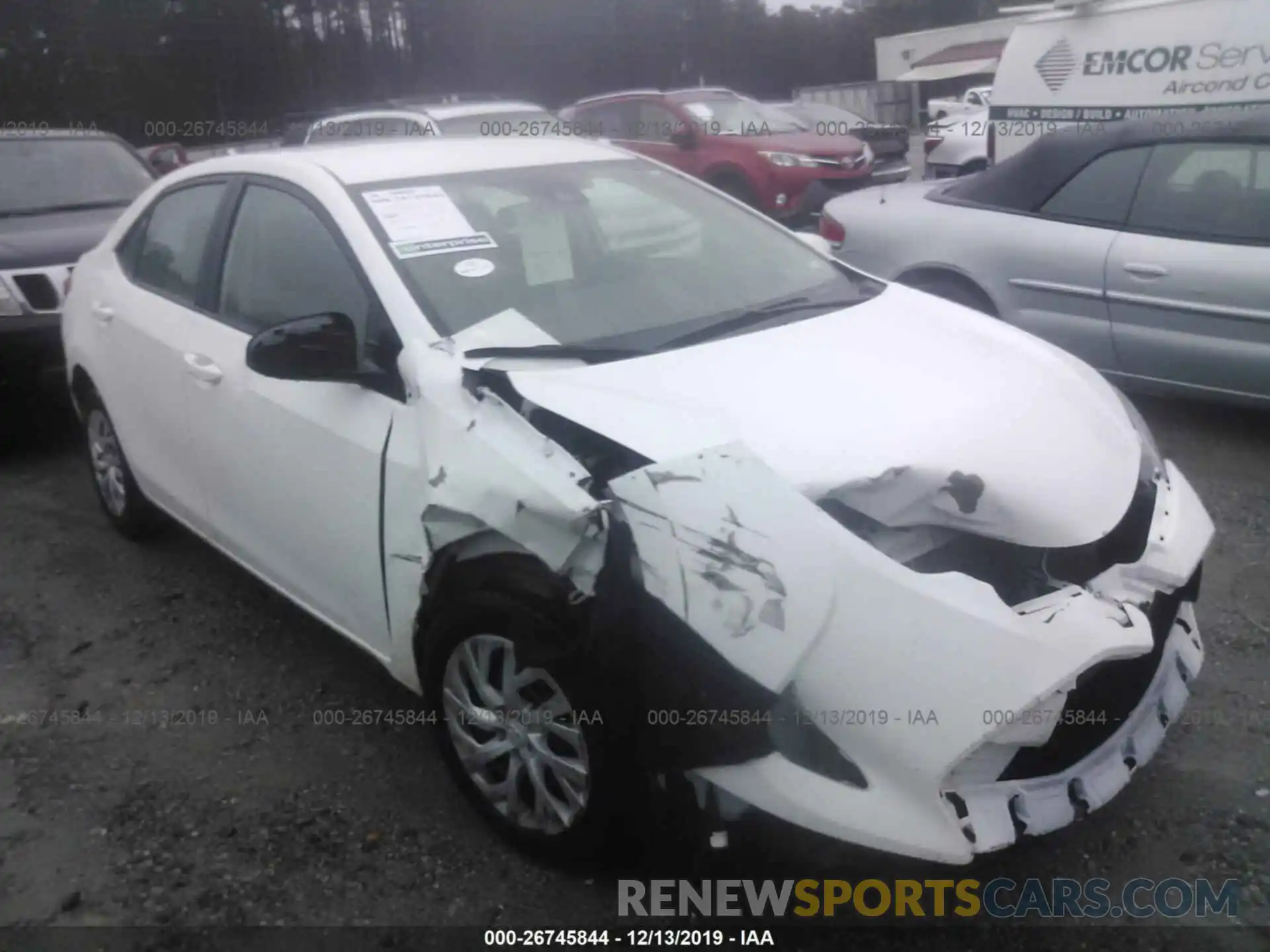 1 Photograph of a damaged car 5YFBURHE6KP865680 TOYOTA COROLLA 2019