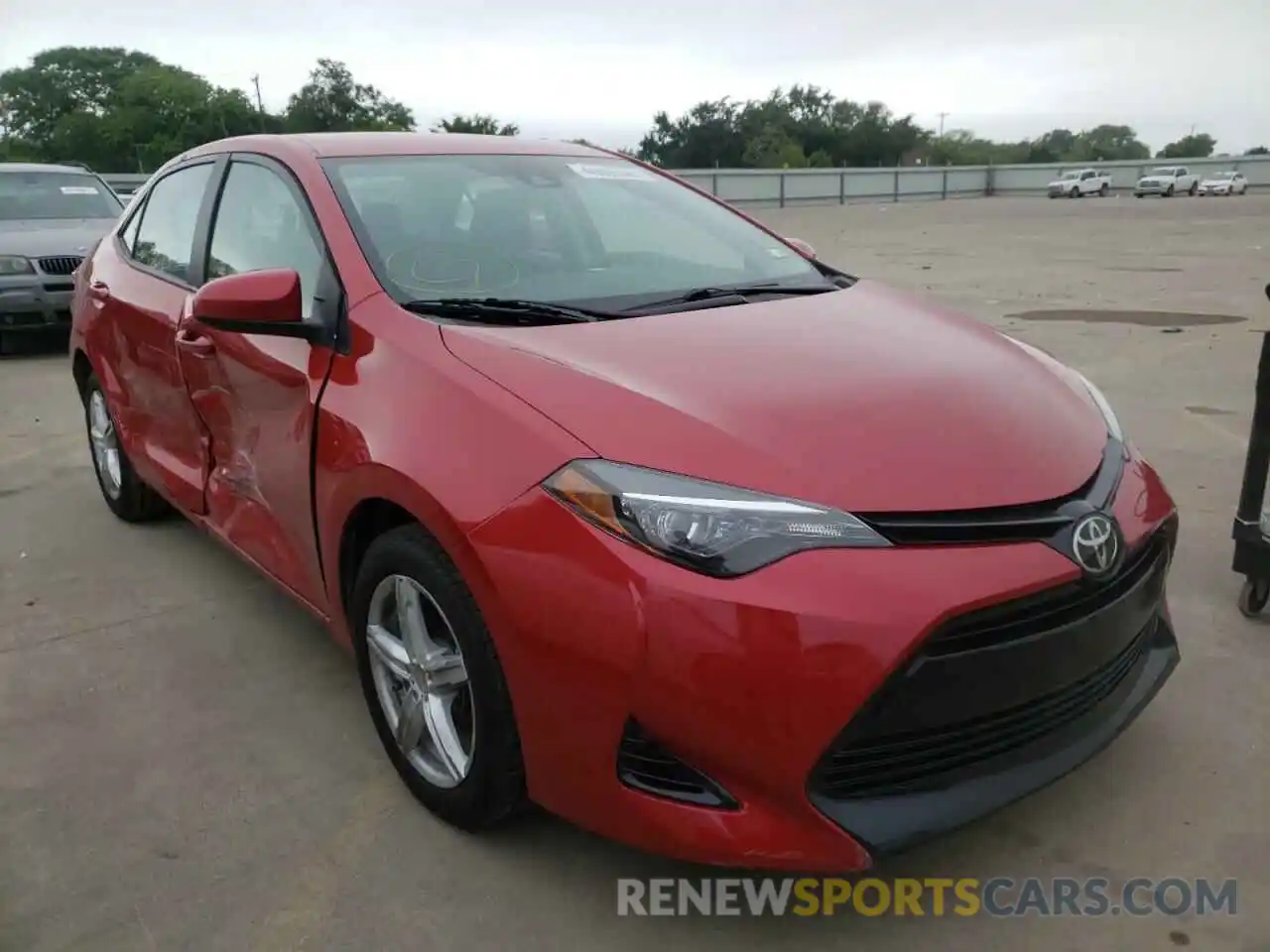 1 Photograph of a damaged car 5YFBURHE6KP866229 TOYOTA COROLLA 2019