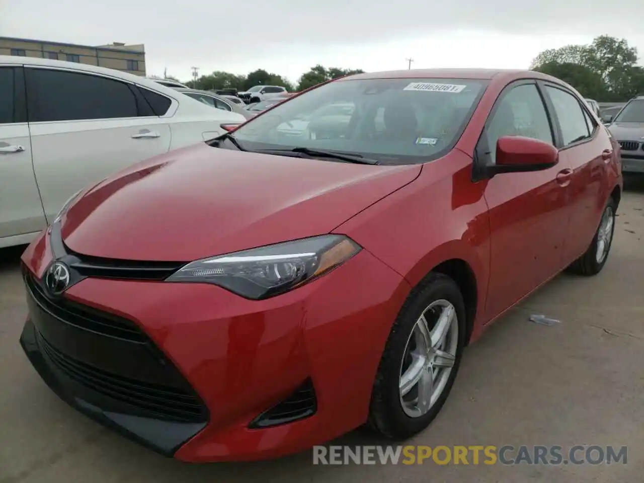 2 Photograph of a damaged car 5YFBURHE6KP866229 TOYOTA COROLLA 2019