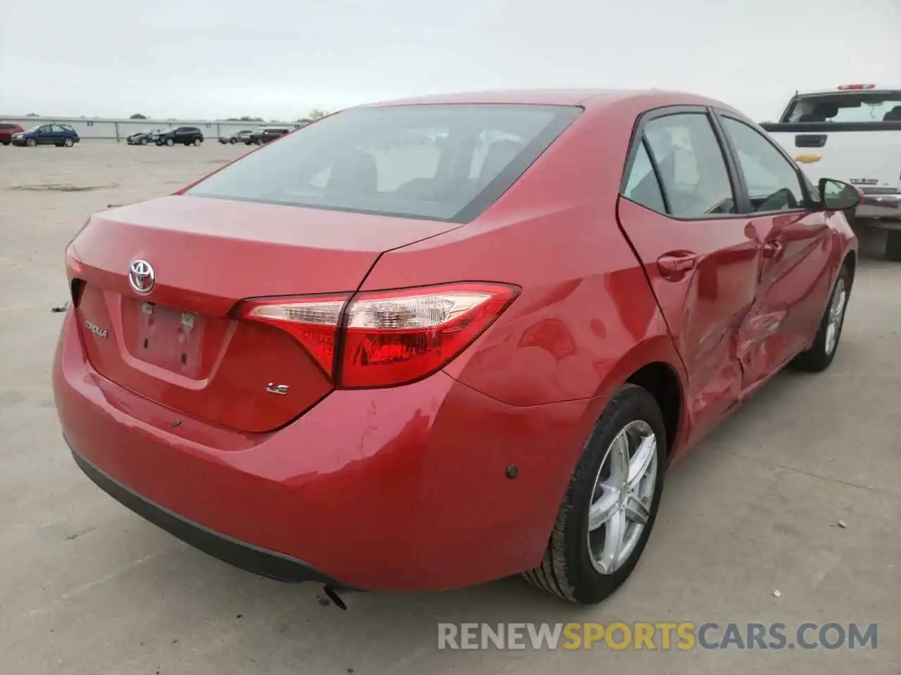 4 Photograph of a damaged car 5YFBURHE6KP866229 TOYOTA COROLLA 2019