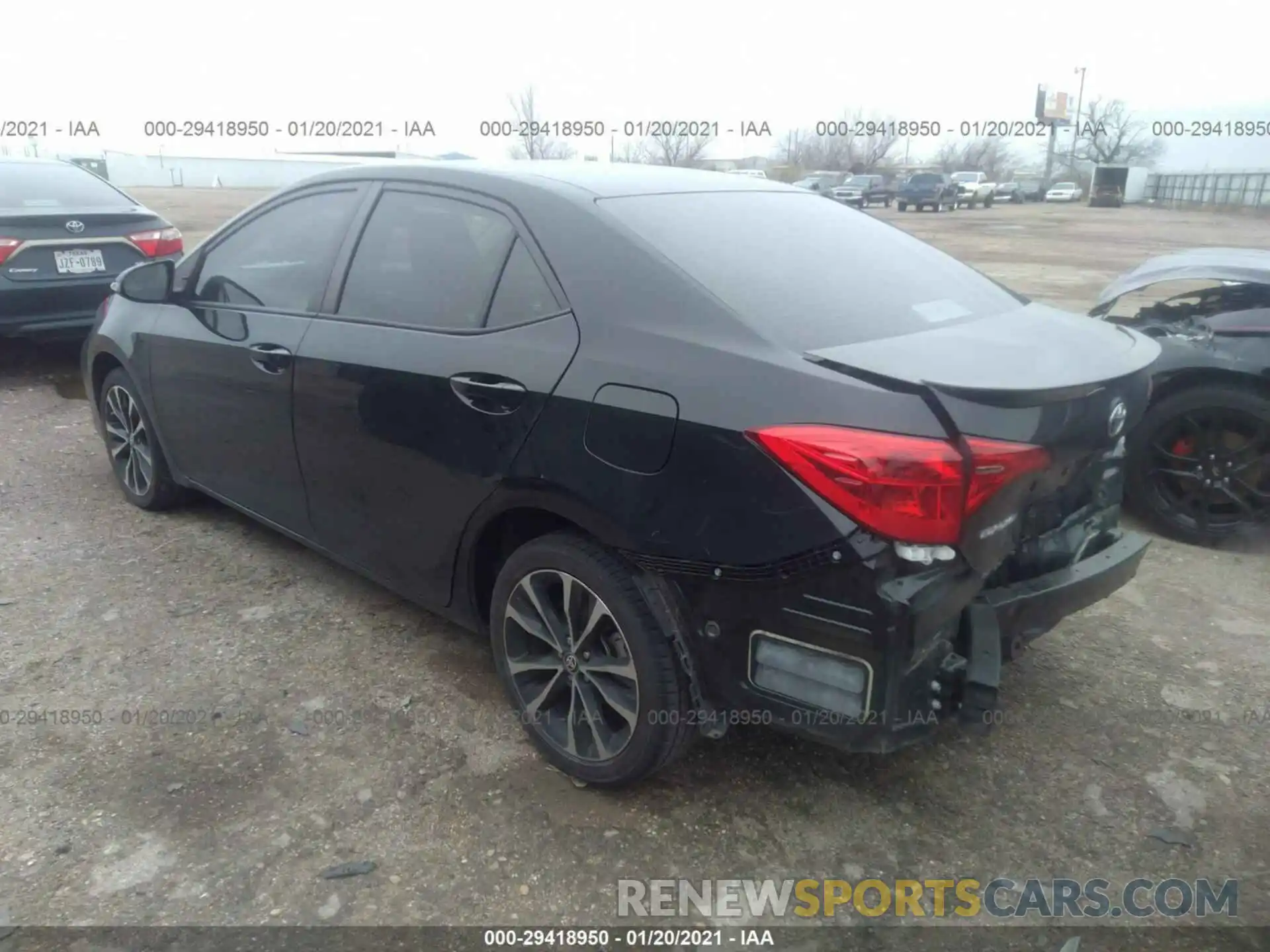 3 Photograph of a damaged car 5YFBURHE6KP866375 TOYOTA COROLLA 2019