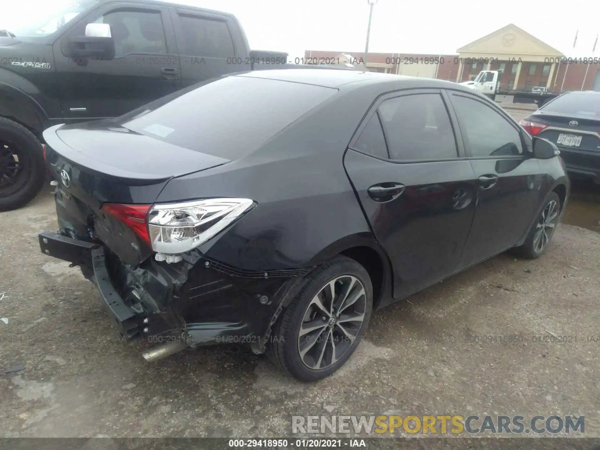 4 Photograph of a damaged car 5YFBURHE6KP866375 TOYOTA COROLLA 2019