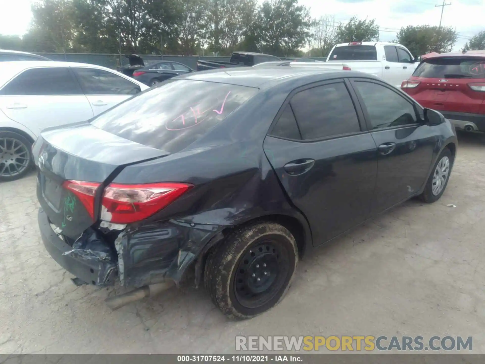 4 Photograph of a damaged car 5YFBURHE6KP866456 TOYOTA COROLLA 2019