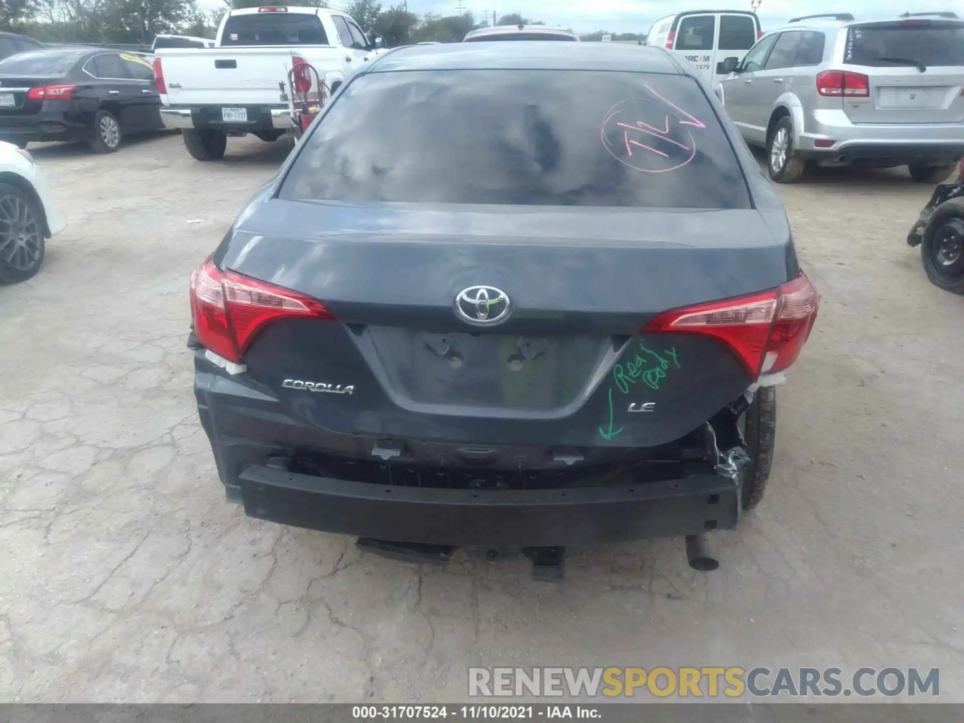 6 Photograph of a damaged car 5YFBURHE6KP866456 TOYOTA COROLLA 2019