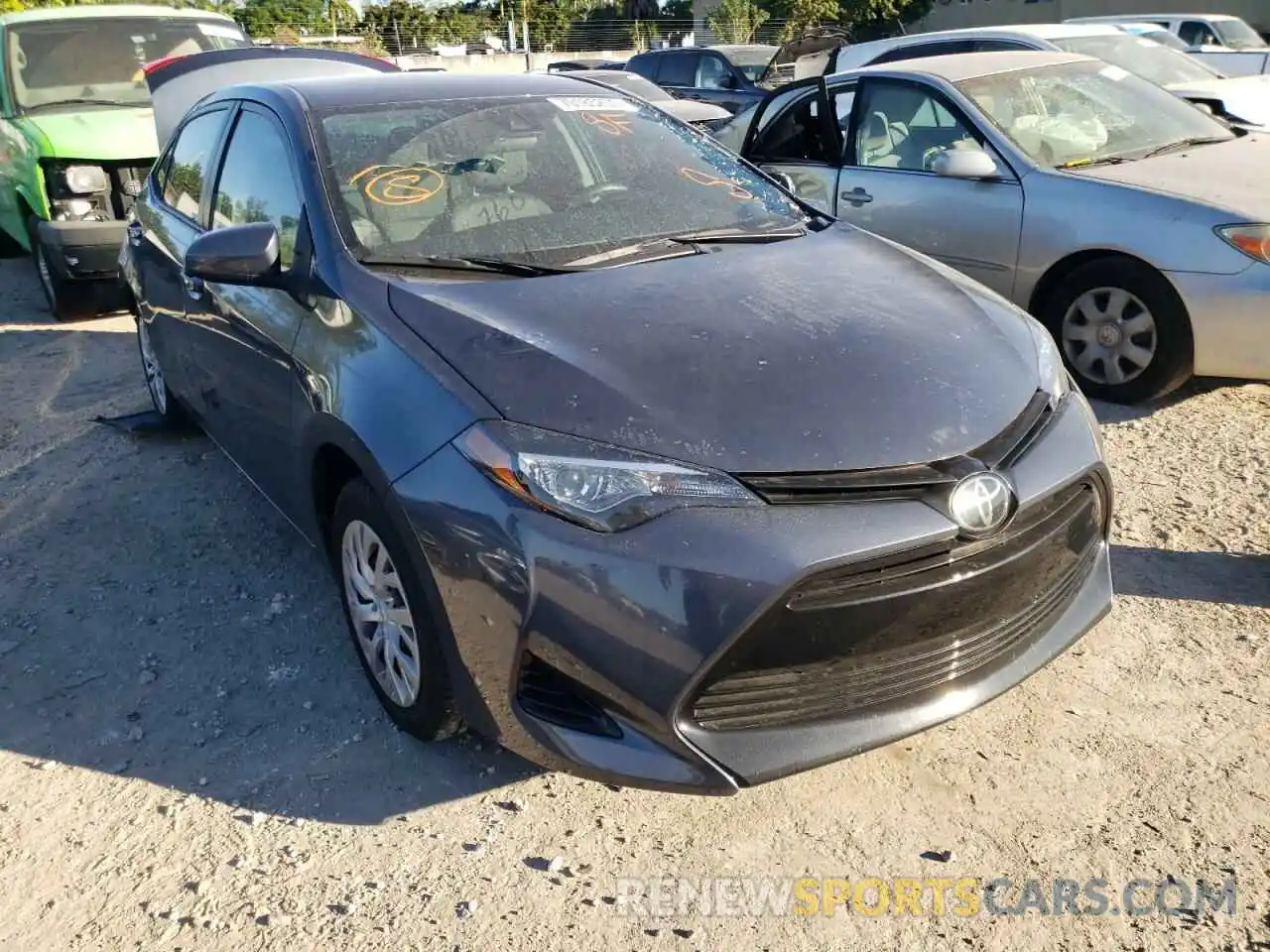 1 Photograph of a damaged car 5YFBURHE6KP866635 TOYOTA COROLLA 2019