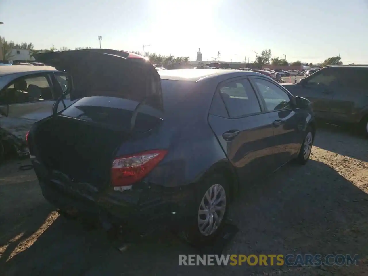 4 Photograph of a damaged car 5YFBURHE6KP866635 TOYOTA COROLLA 2019