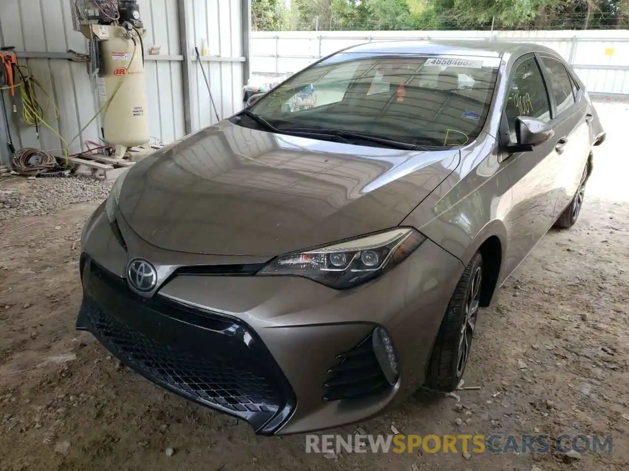 2 Photograph of a damaged car 5YFBURHE6KP866747 TOYOTA COROLLA 2019