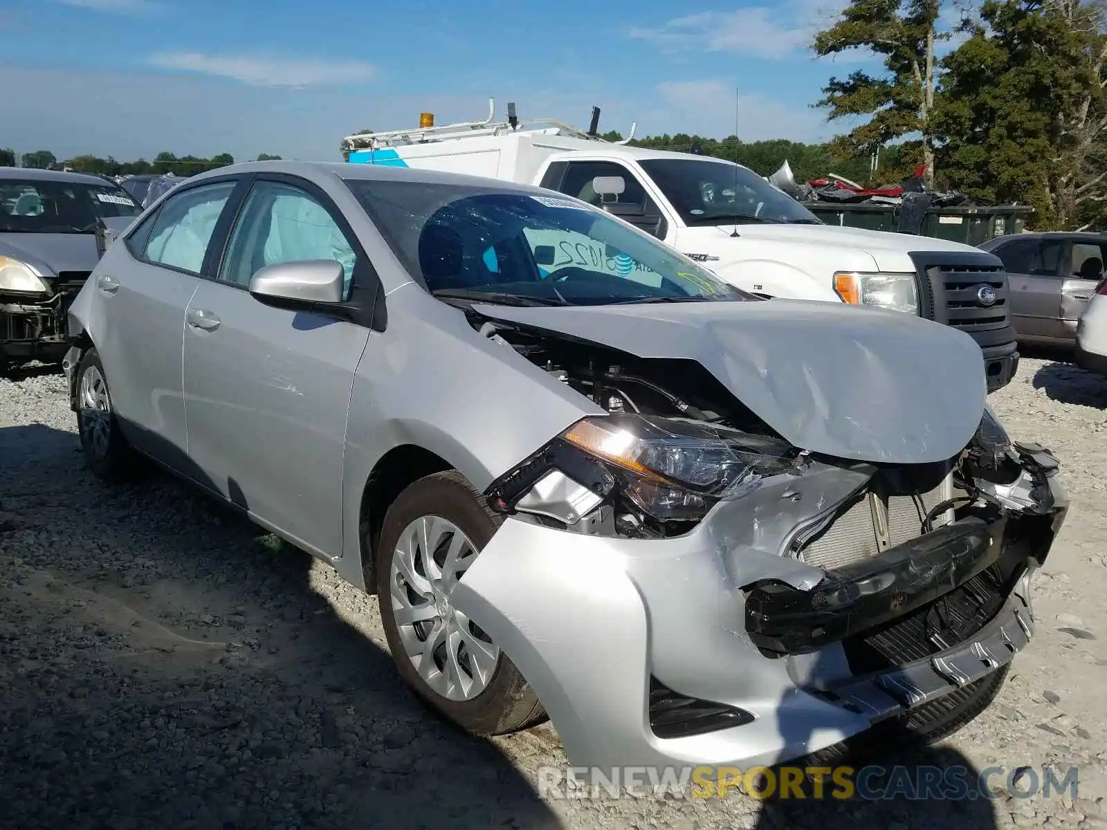 1 Photograph of a damaged car 5YFBURHE6KP866778 TOYOTA COROLLA 2019