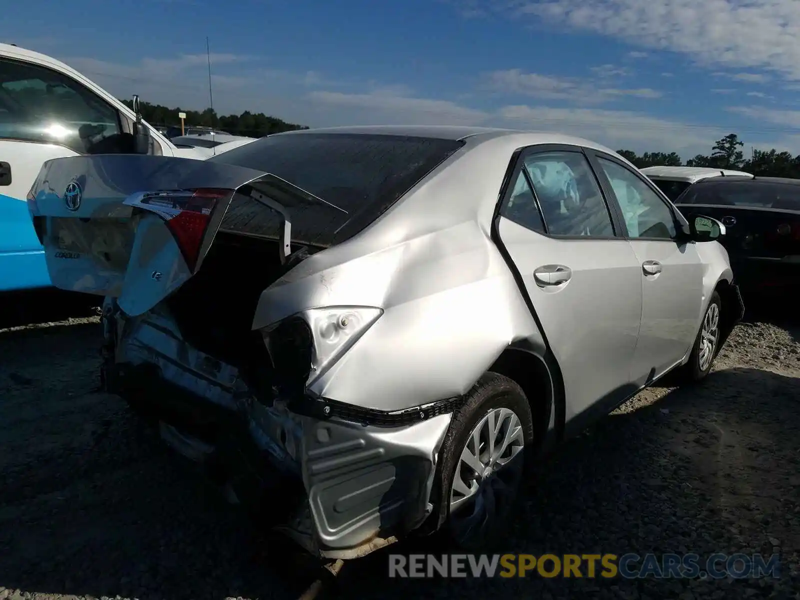 4 Photograph of a damaged car 5YFBURHE6KP866778 TOYOTA COROLLA 2019