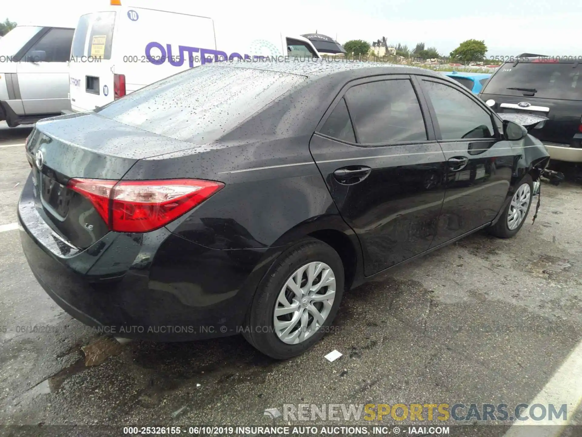 4 Photograph of a damaged car 5YFBURHE6KP866926 TOYOTA COROLLA 2019