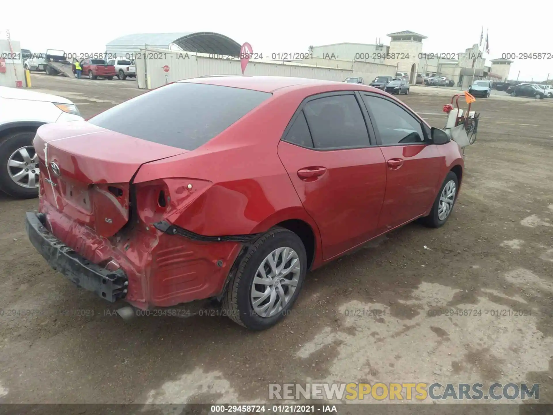 4 Photograph of a damaged car 5YFBURHE6KP867204 TOYOTA COROLLA 2019