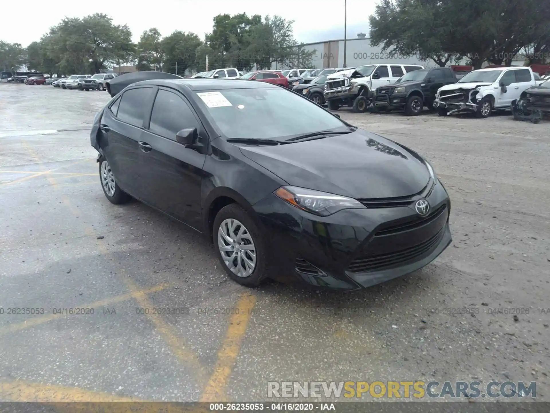 1 Photograph of a damaged car 5YFBURHE6KP867896 TOYOTA COROLLA 2019