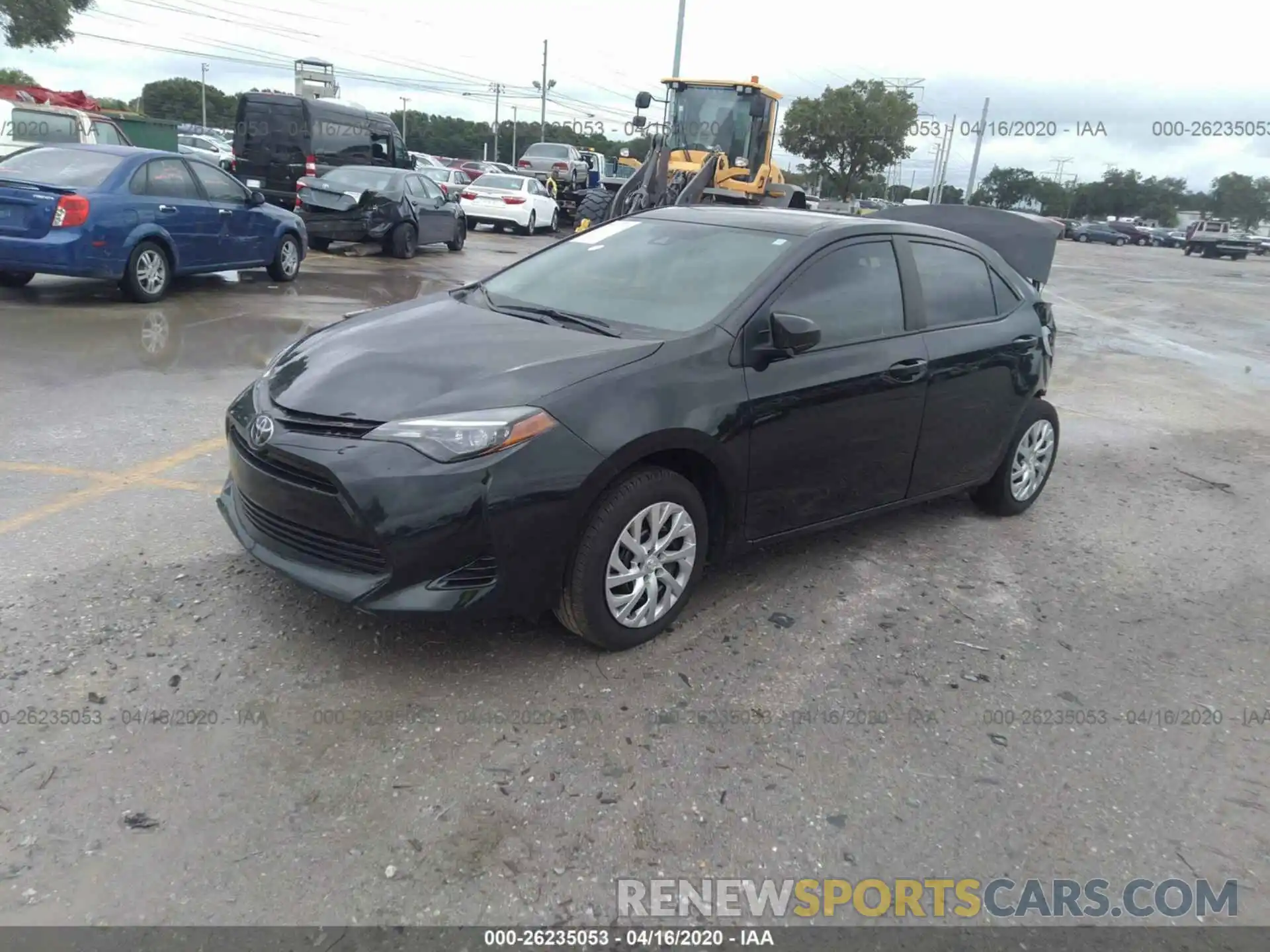 2 Photograph of a damaged car 5YFBURHE6KP867896 TOYOTA COROLLA 2019