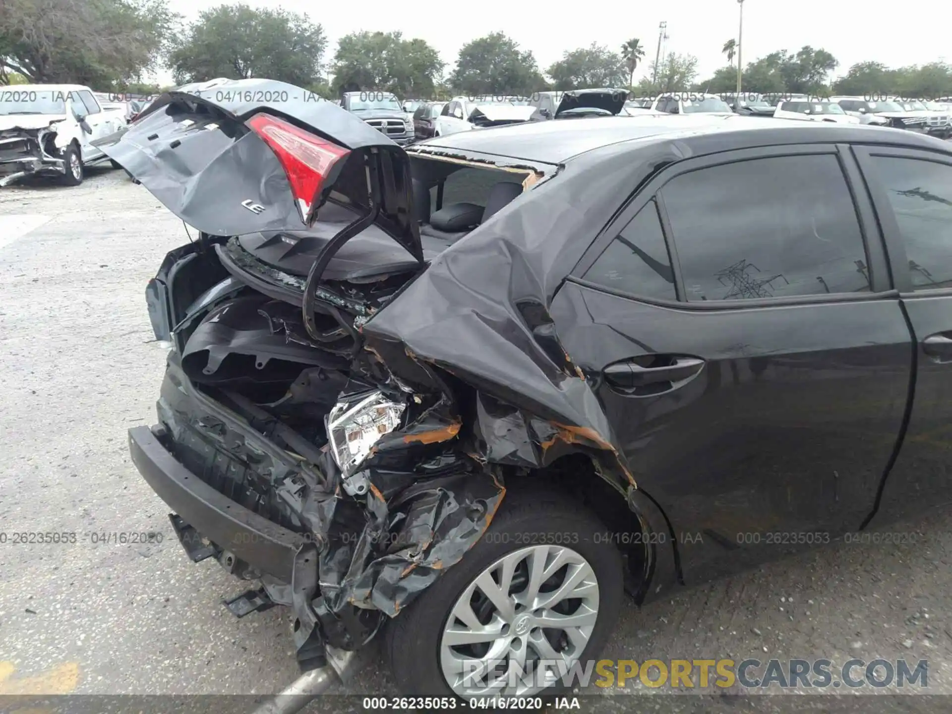 6 Photograph of a damaged car 5YFBURHE6KP867896 TOYOTA COROLLA 2019