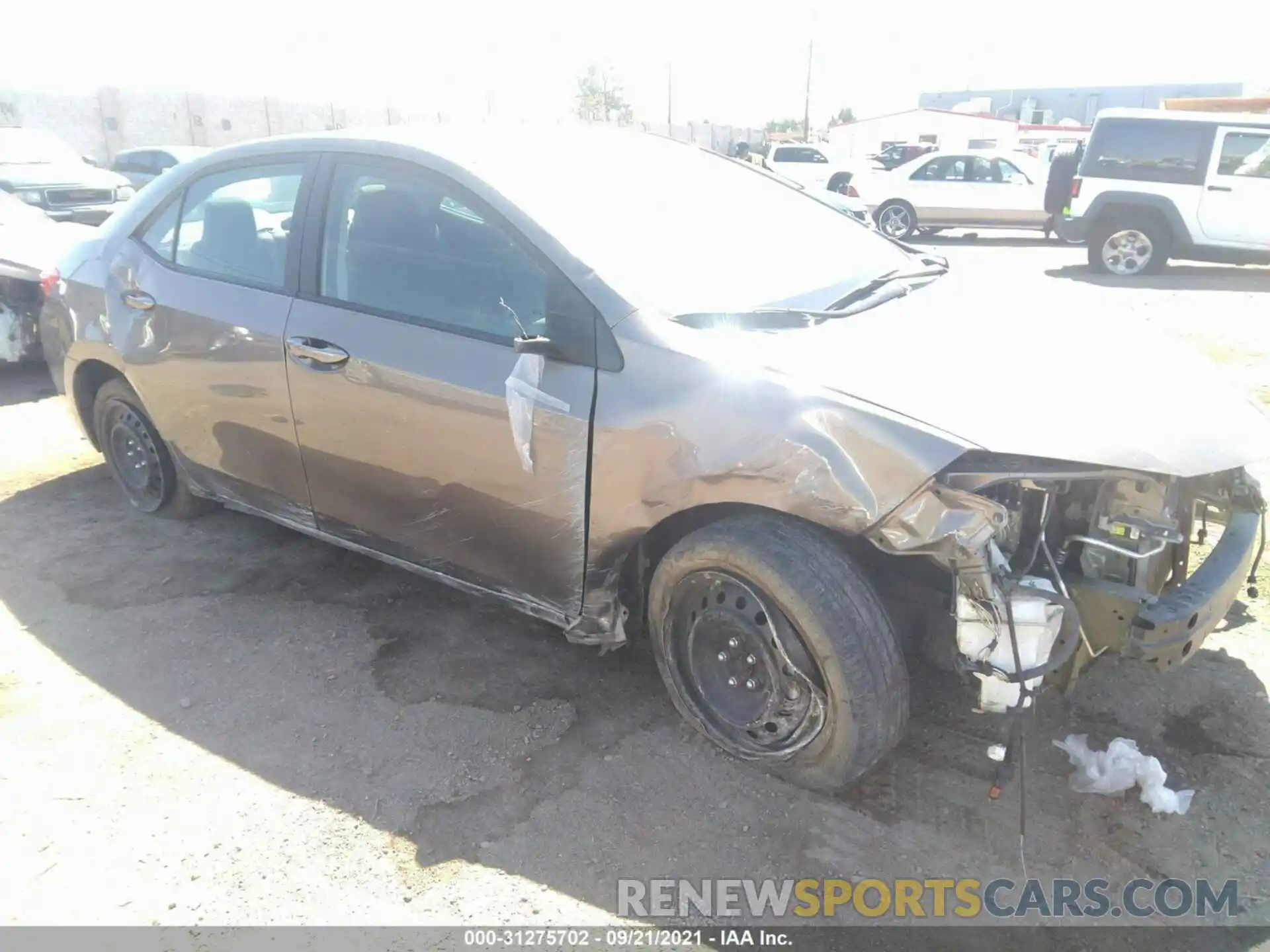 1 Photograph of a damaged car 5YFBURHE6KP868143 TOYOTA COROLLA 2019