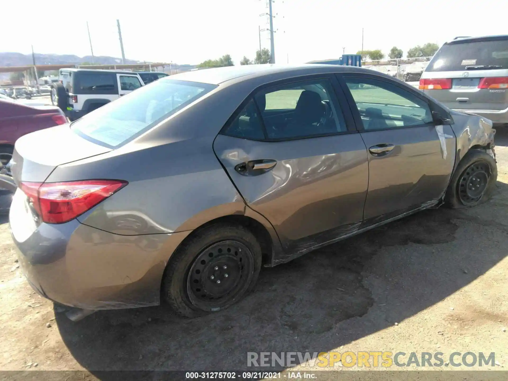 4 Photograph of a damaged car 5YFBURHE6KP868143 TOYOTA COROLLA 2019