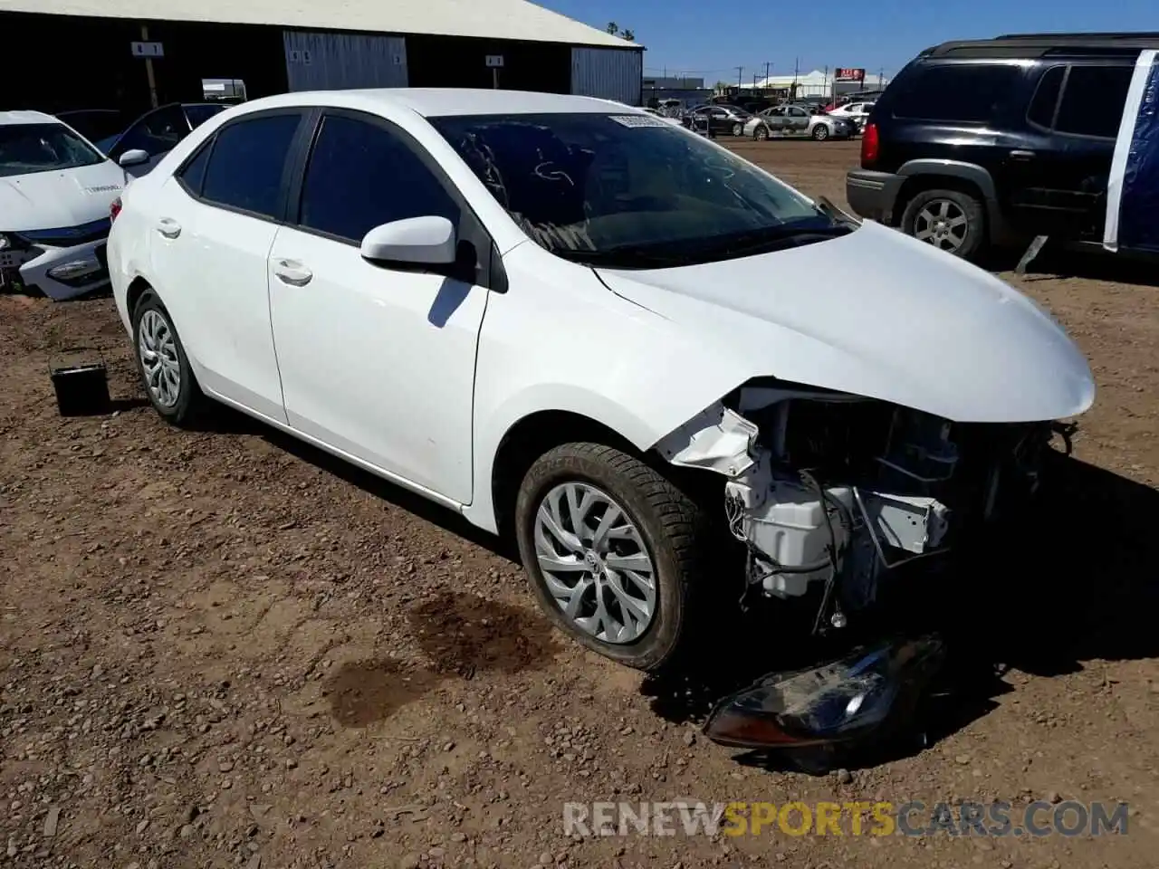 1 Photograph of a damaged car 5YFBURHE6KP868157 TOYOTA COROLLA 2019