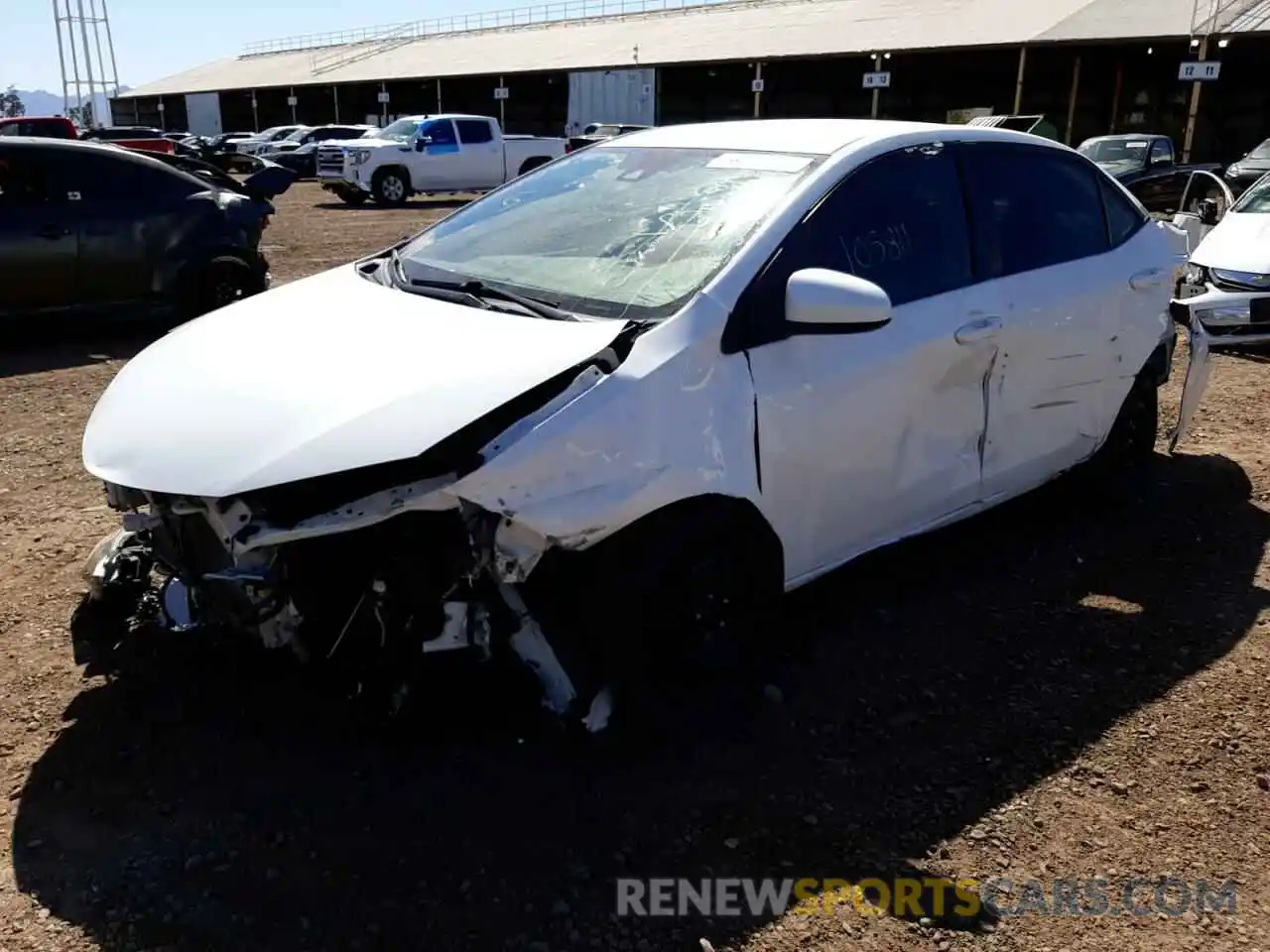 2 Photograph of a damaged car 5YFBURHE6KP868157 TOYOTA COROLLA 2019