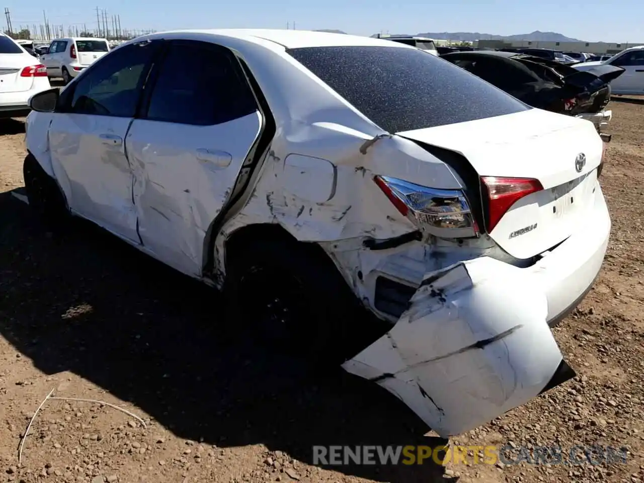 3 Photograph of a damaged car 5YFBURHE6KP868157 TOYOTA COROLLA 2019