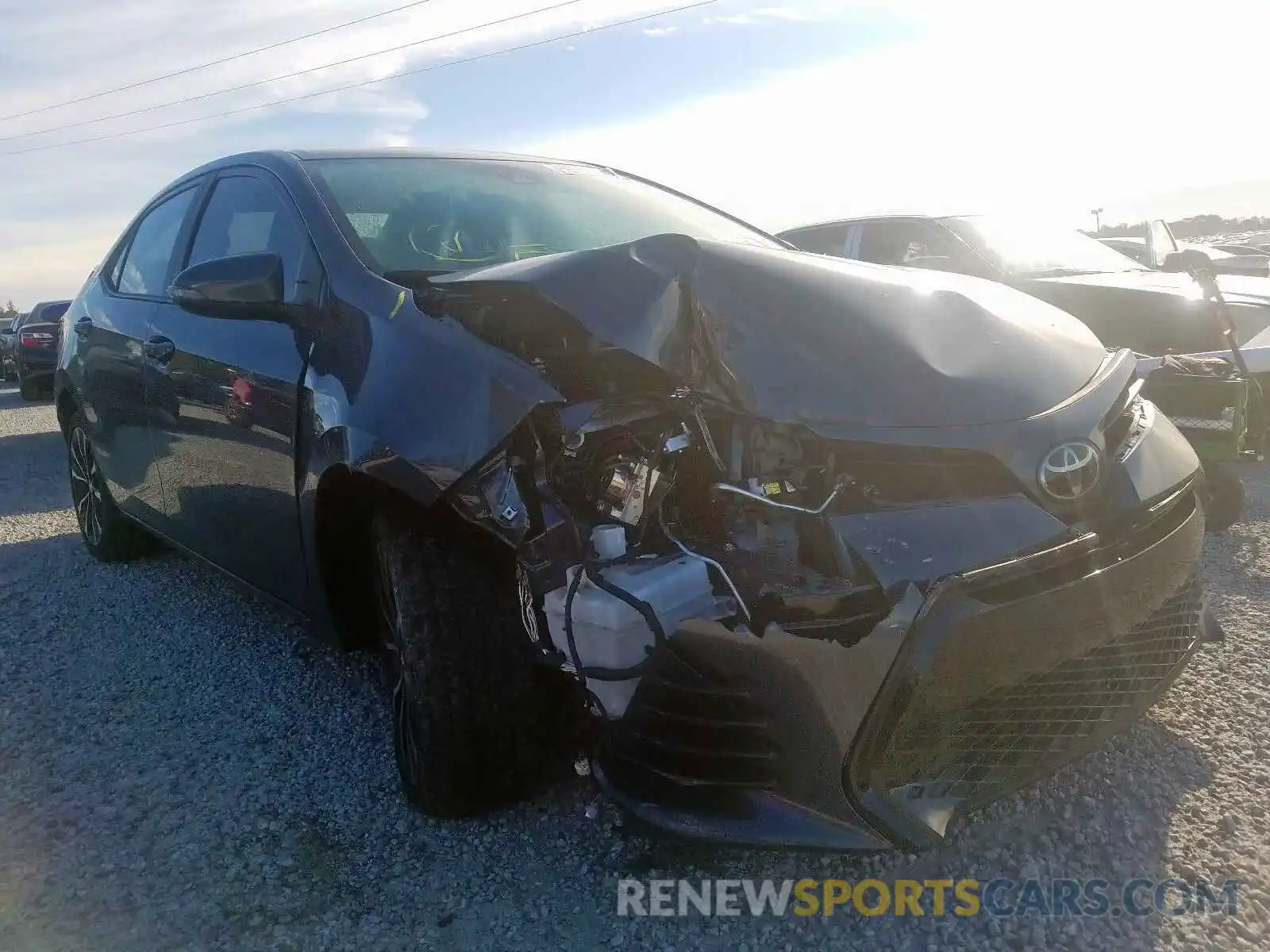 1 Photograph of a damaged car 5YFBURHE6KP868370 TOYOTA COROLLA 2019