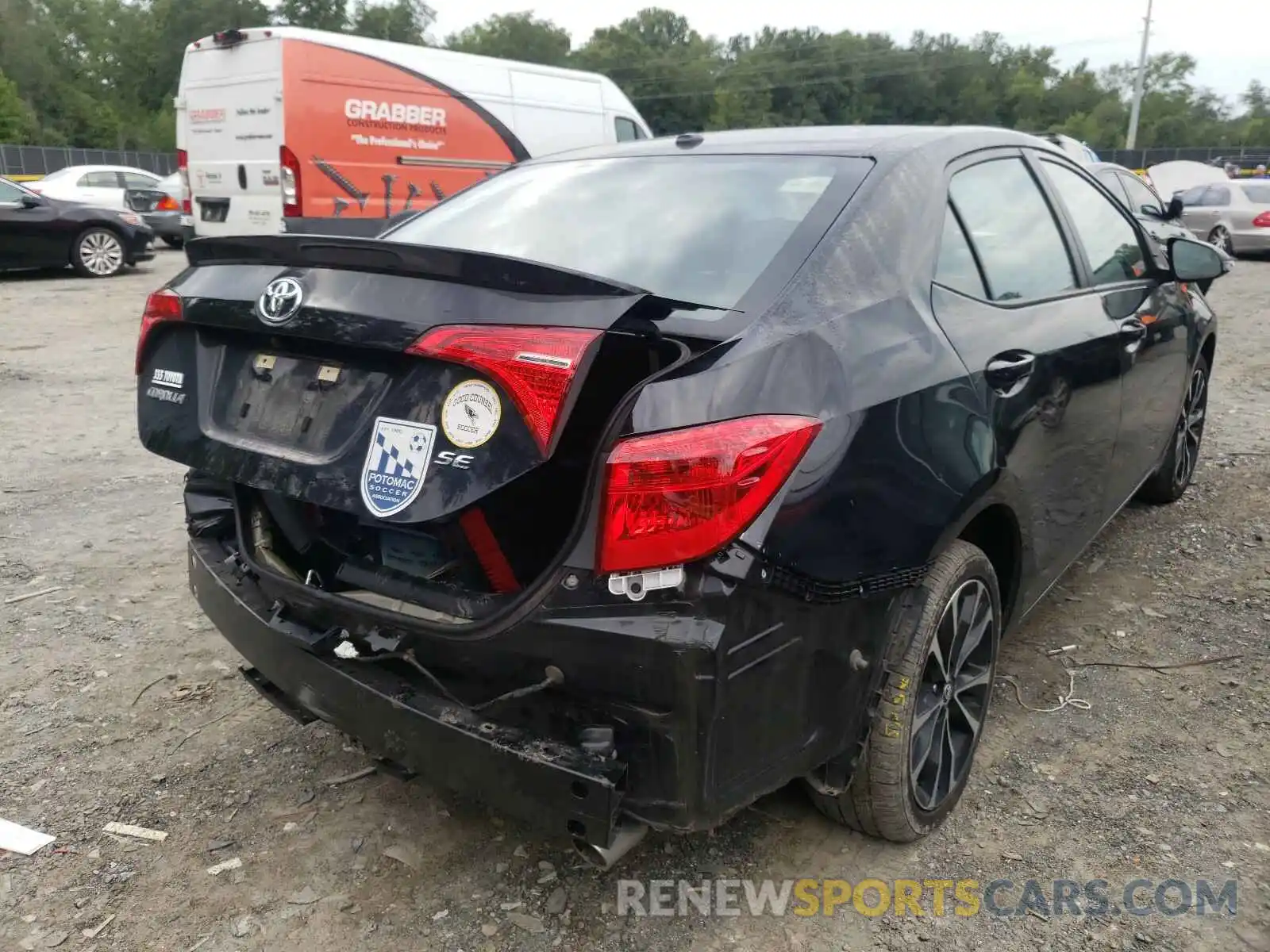 4 Photograph of a damaged car 5YFBURHE6KP868692 TOYOTA COROLLA 2019