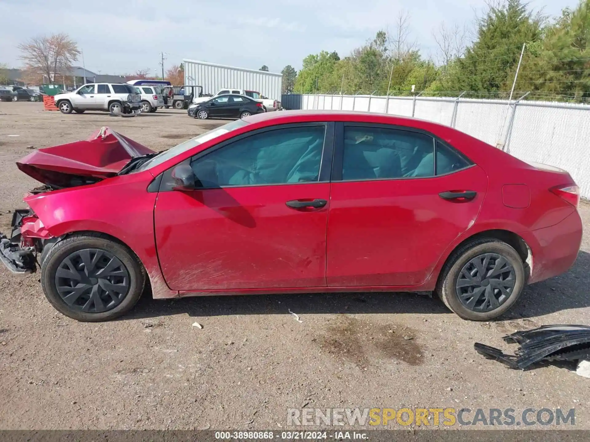 14 Photograph of a damaged car 5YFBURHE6KP869437 TOYOTA COROLLA 2019