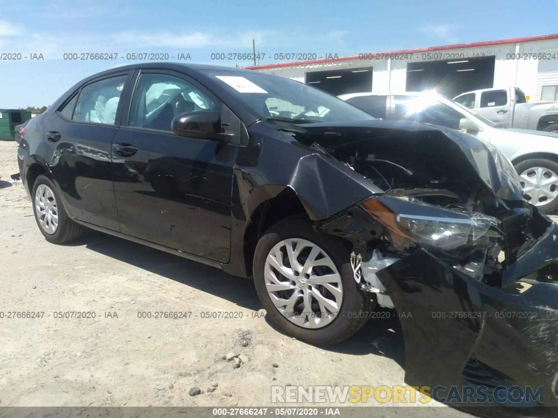 1 Photograph of a damaged car 5YFBURHE6KP869499 TOYOTA COROLLA 2019