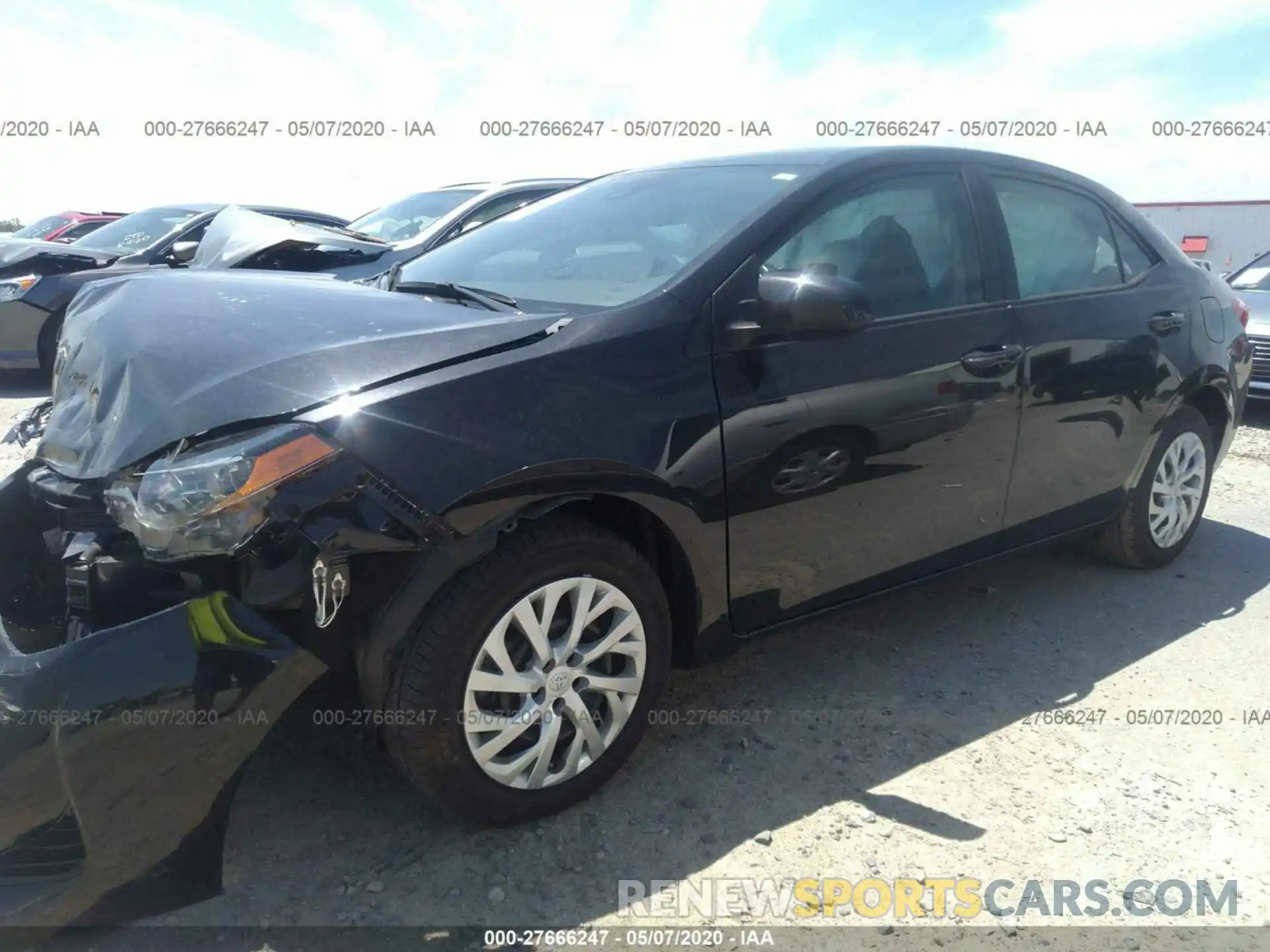 2 Photograph of a damaged car 5YFBURHE6KP869499 TOYOTA COROLLA 2019