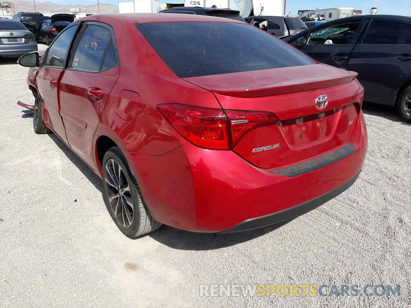 3 Photograph of a damaged car 5YFBURHE6KP869521 TOYOTA COROLLA 2019