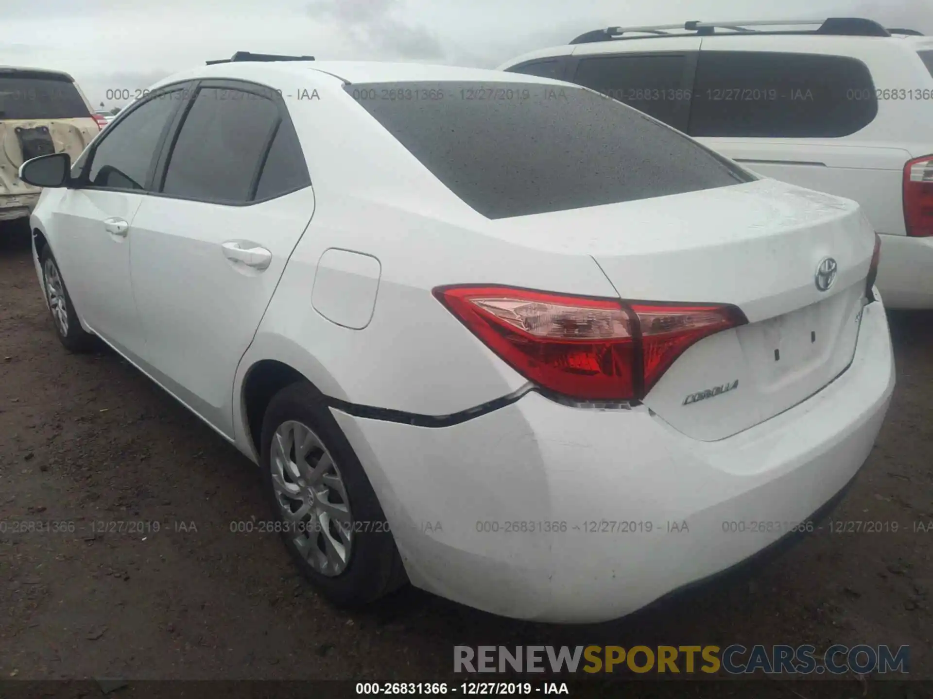 3 Photograph of a damaged car 5YFBURHE6KP869552 TOYOTA COROLLA 2019