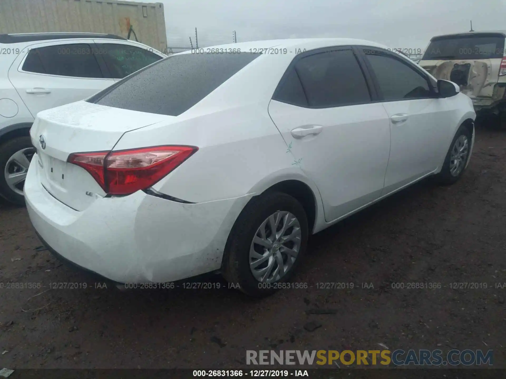 4 Photograph of a damaged car 5YFBURHE6KP869552 TOYOTA COROLLA 2019