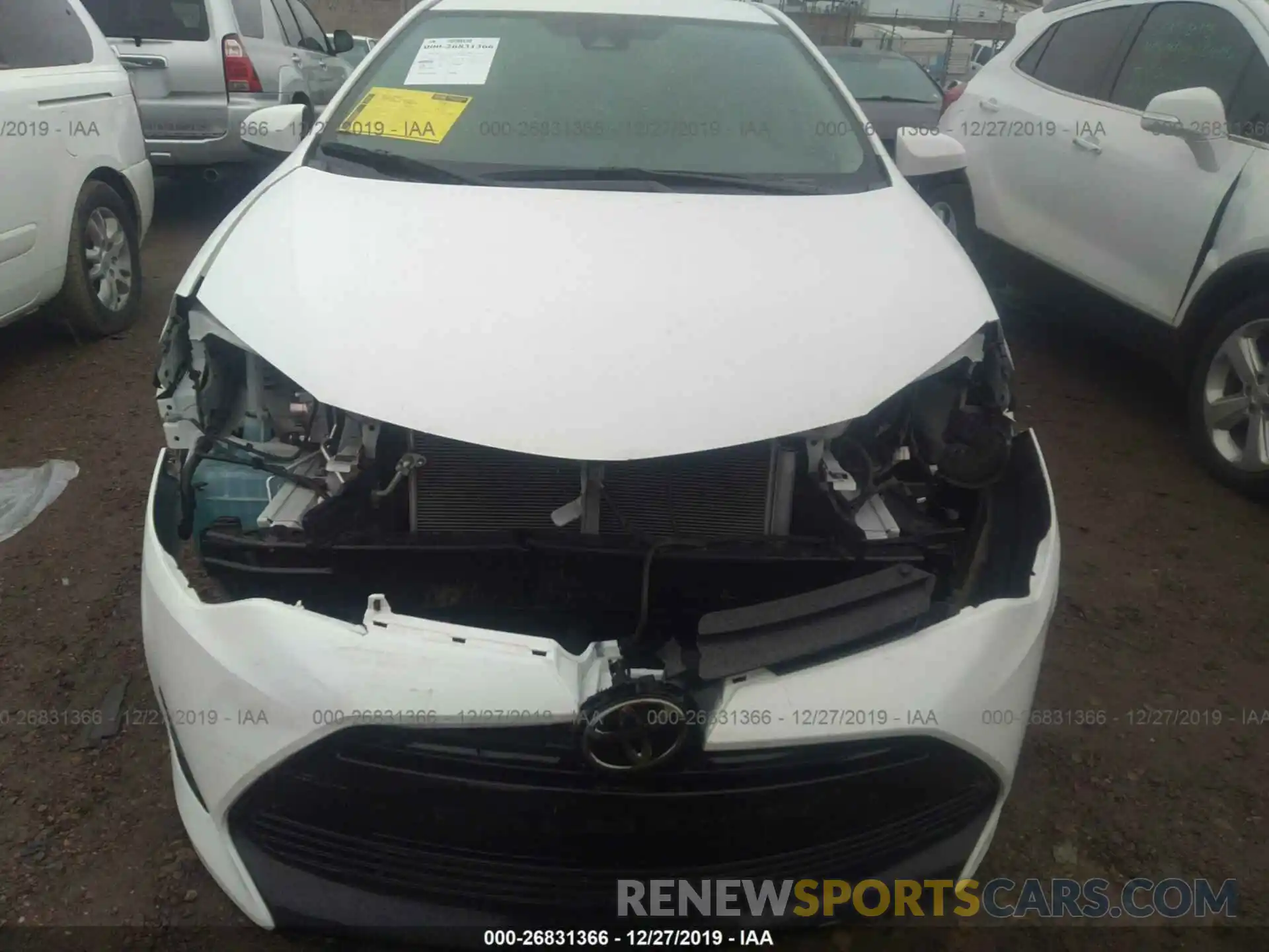 6 Photograph of a damaged car 5YFBURHE6KP869552 TOYOTA COROLLA 2019