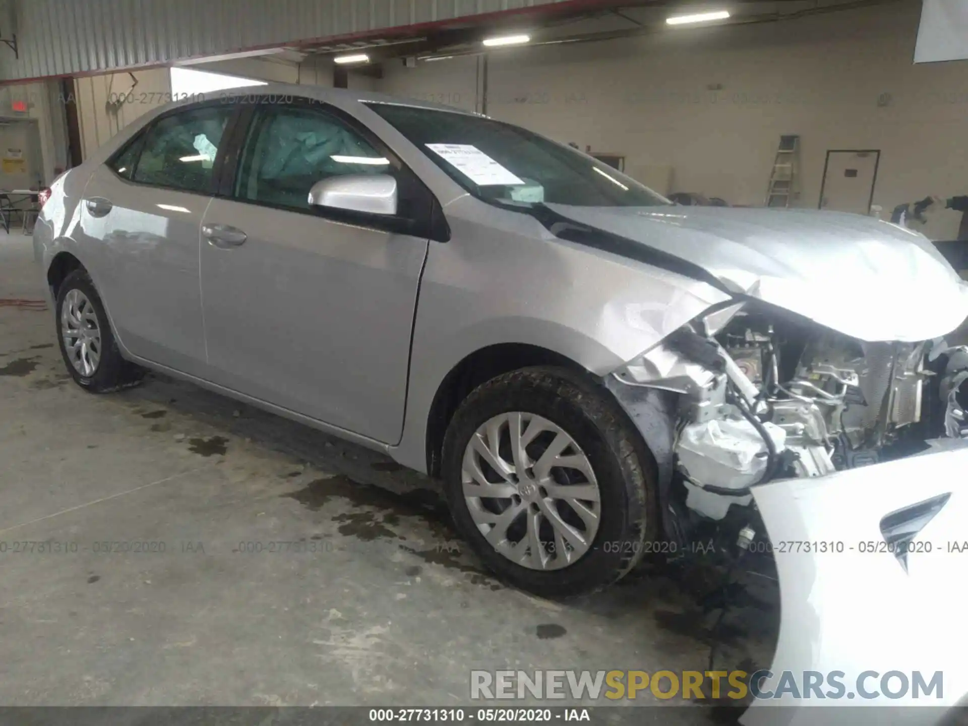 1 Photograph of a damaged car 5YFBURHE6KP869681 TOYOTA COROLLA 2019