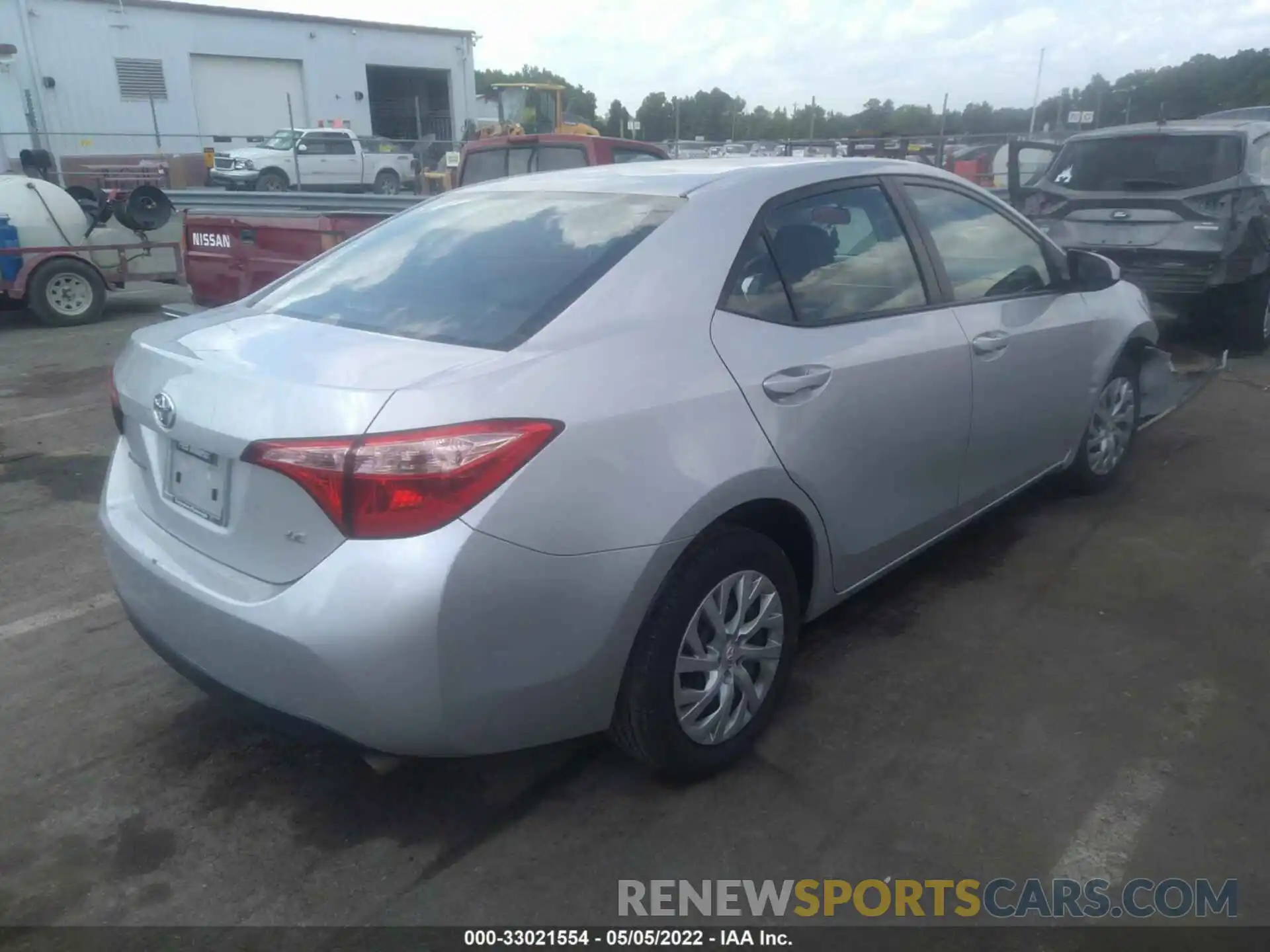 4 Photograph of a damaged car 5YFBURHE6KP869941 TOYOTA COROLLA 2019