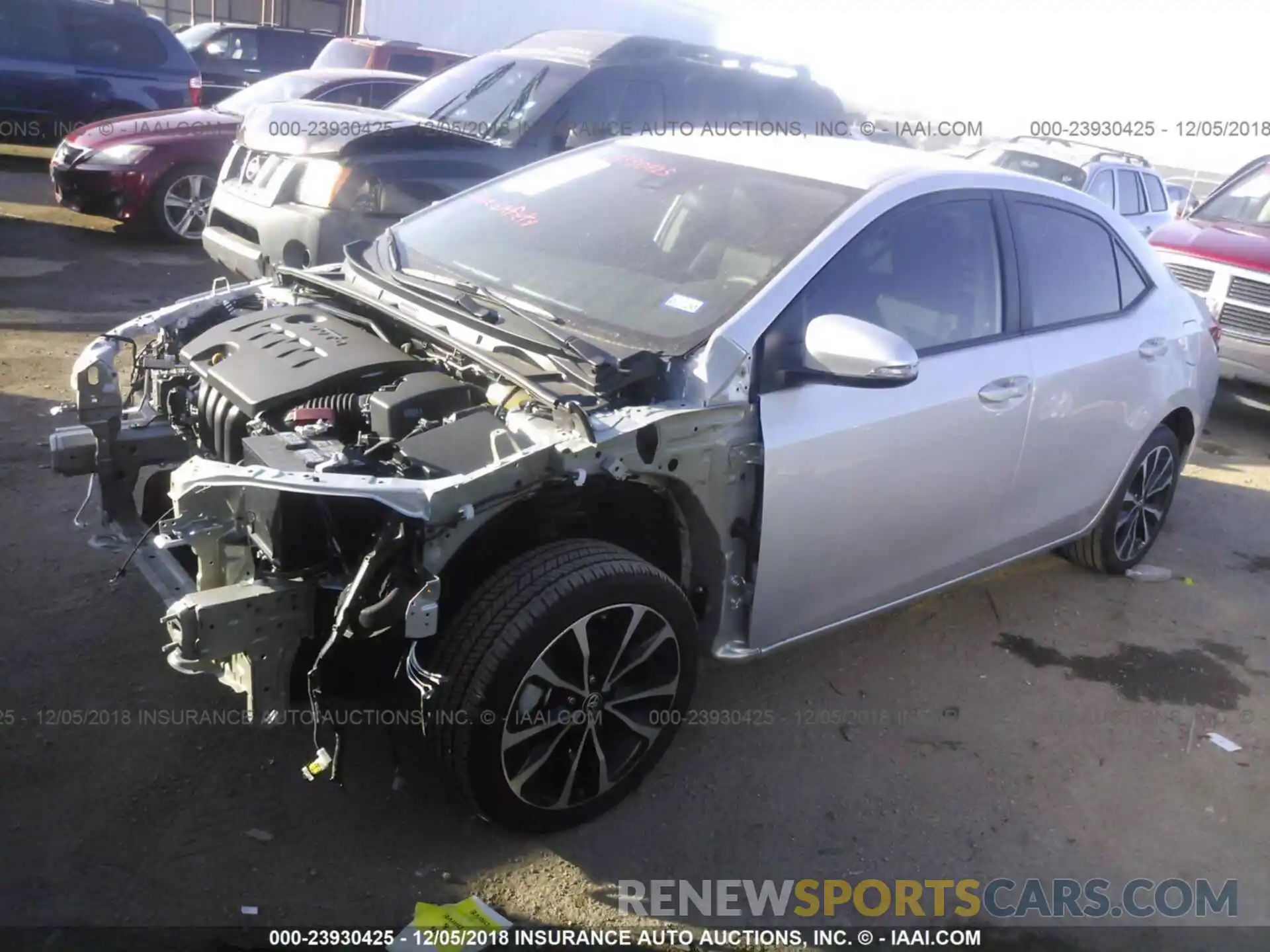 2 Photograph of a damaged car 5YFBURHE6KP870216 TOYOTA COROLLA 2019