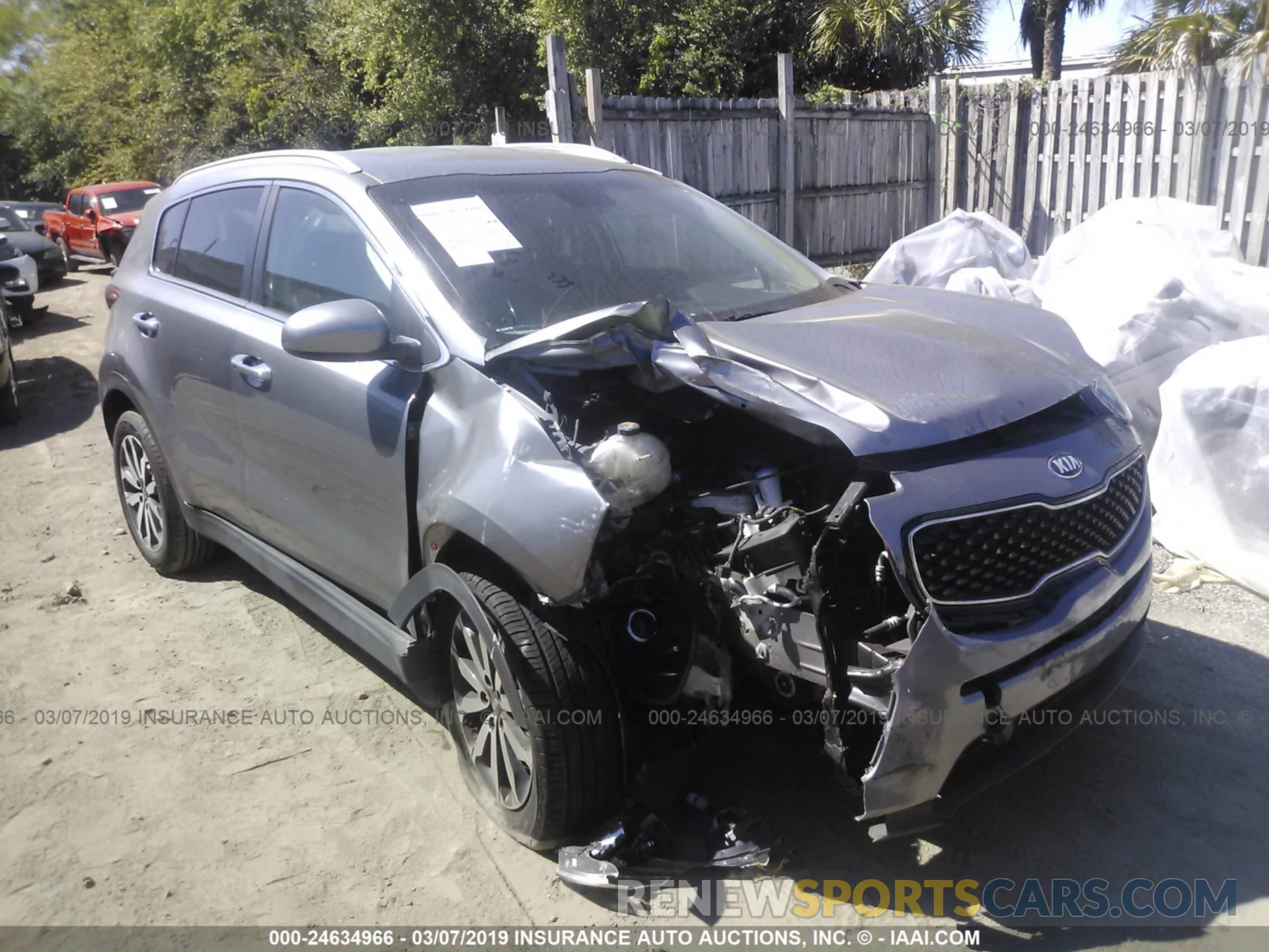 1 Photograph of a damaged car 5YFBURHE6KP870426 TOYOTA COROLLA 2019